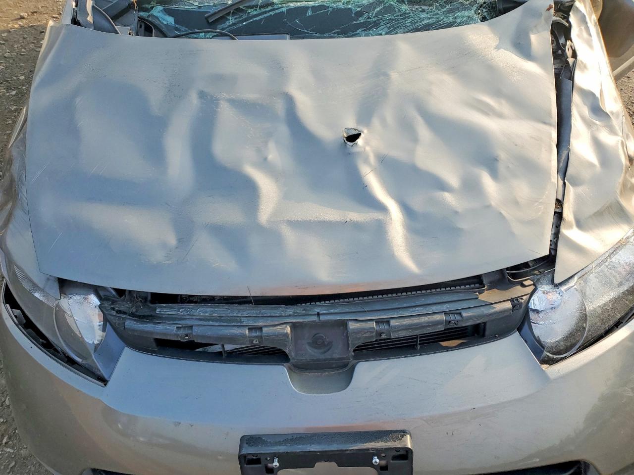 2008 Honda Civic Lx Серый vin: 1HGFA15598L077480