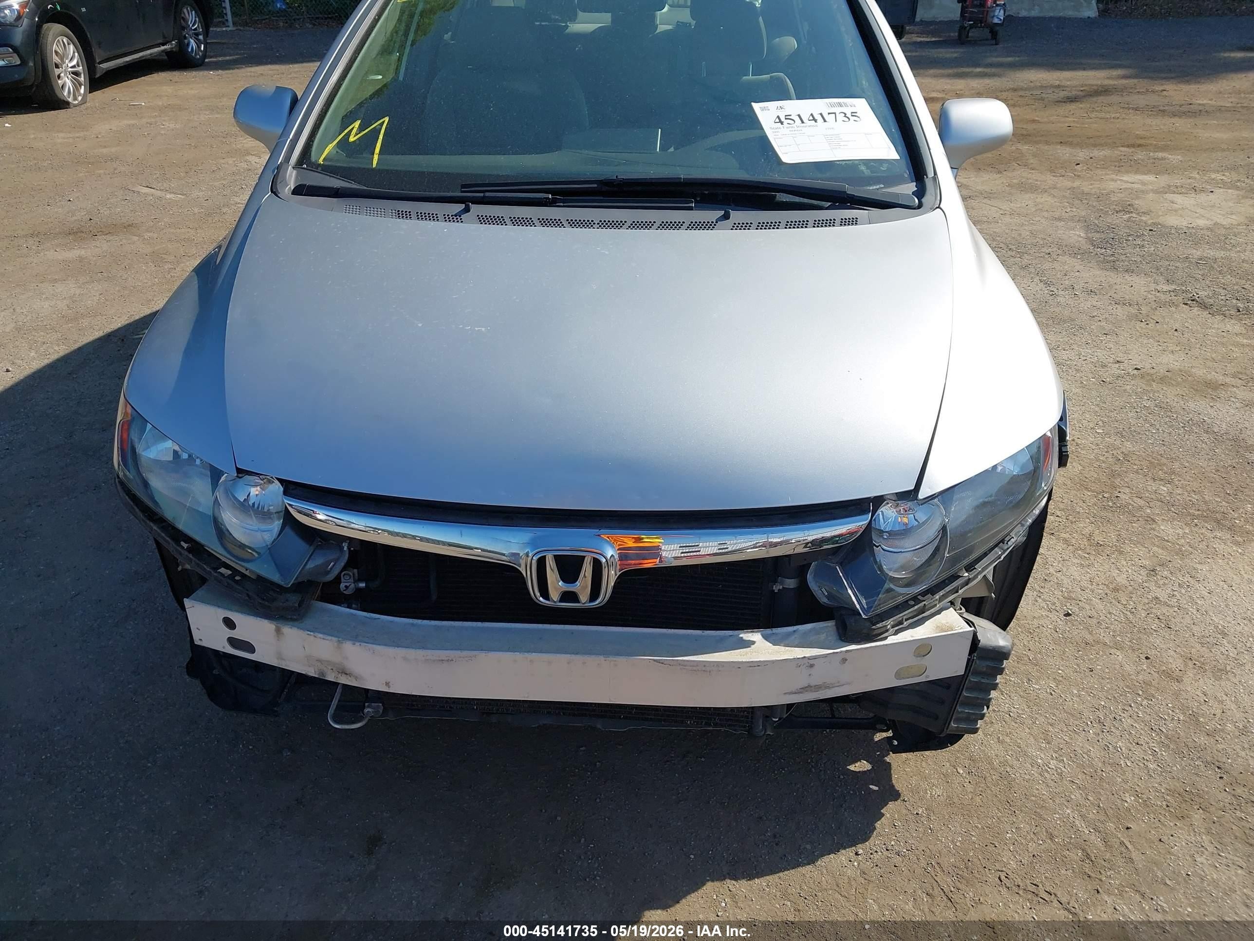 2006 Honda Civic Lx Silver vin: 1HGFA155X6L116266