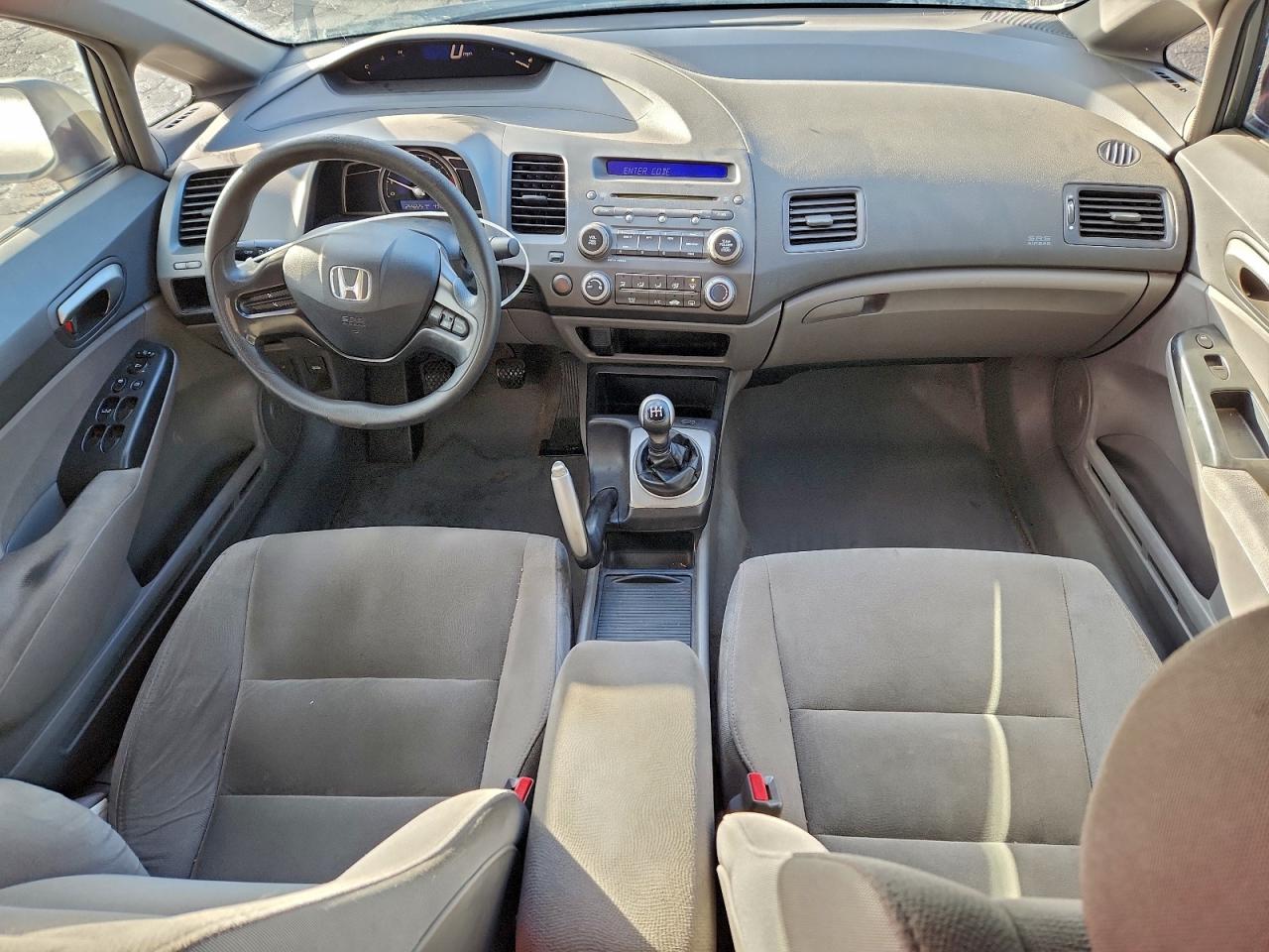 2007 Honda Civic Lx Gray vin: 1HGFA155X7L078538