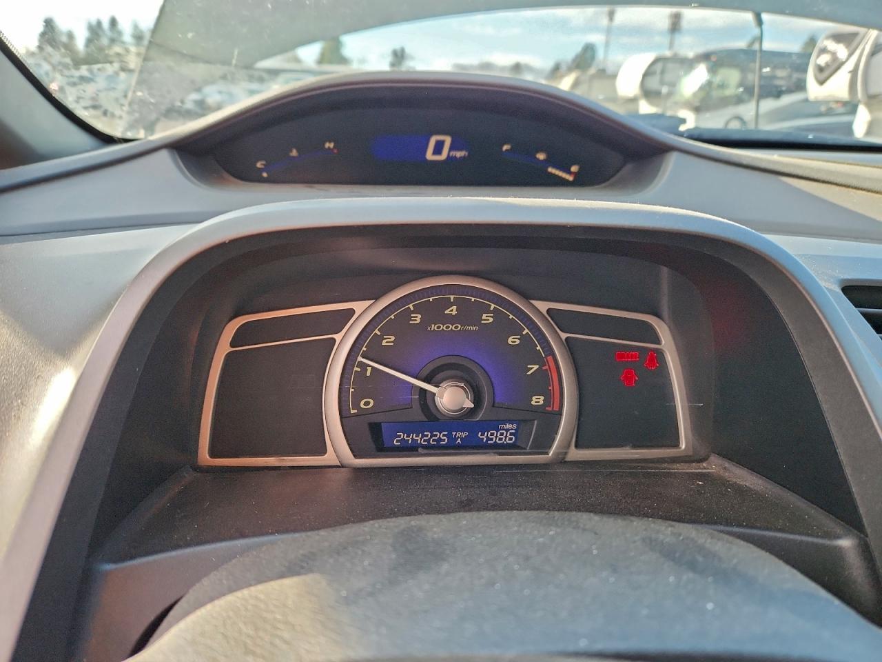 2007 Honda Civic Lx Gray vin: 1HGFA155X7L078538