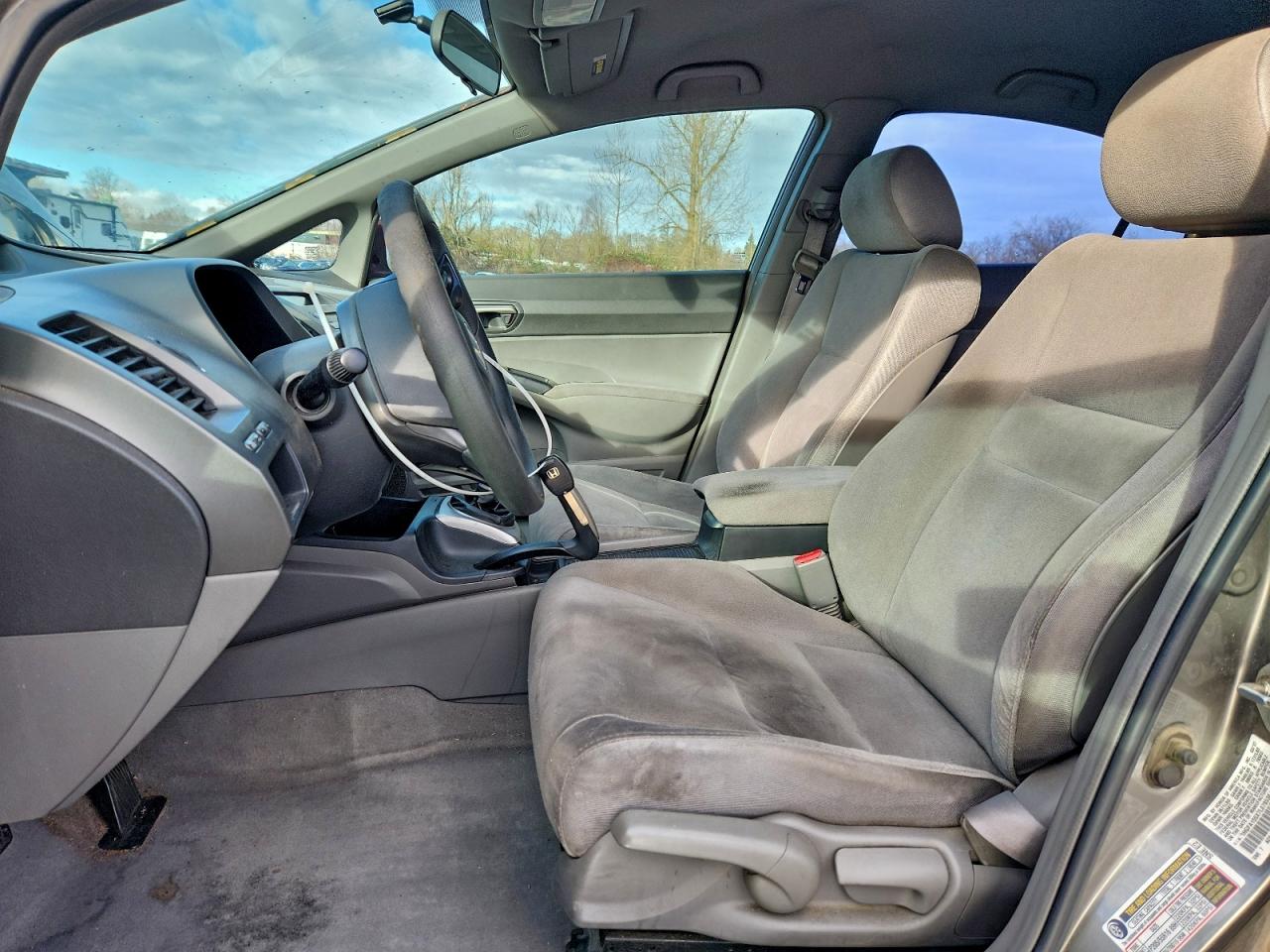 2007 Honda Civic Lx Gray vin: 1HGFA155X7L078538