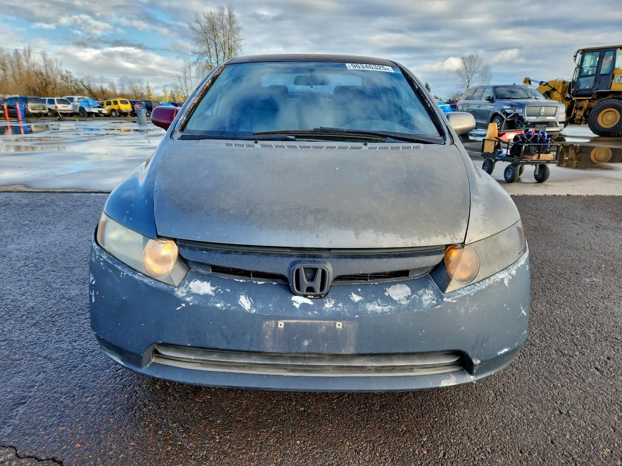 2007 Honda Civic Lx Gray vin: 1HGFA155X7L078538