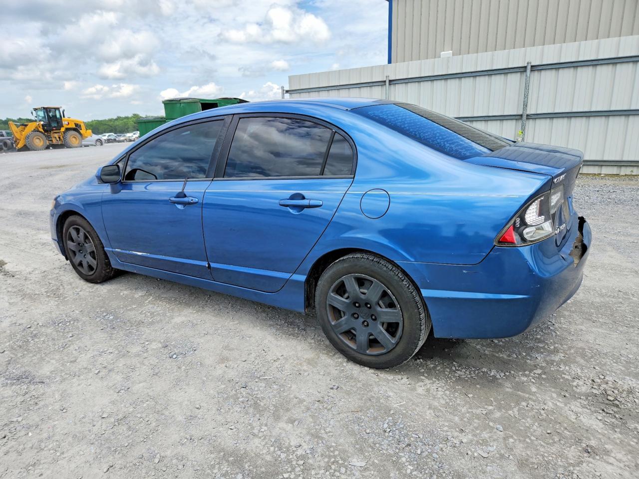 2007 Honda Civic Lx Blue vin: 1HGFA155X7L120044