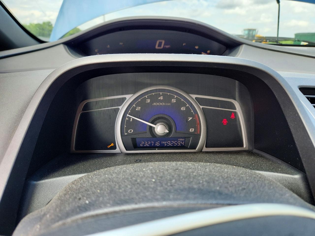 2007 Honda Civic Lx Blue vin: 1HGFA155X7L120044