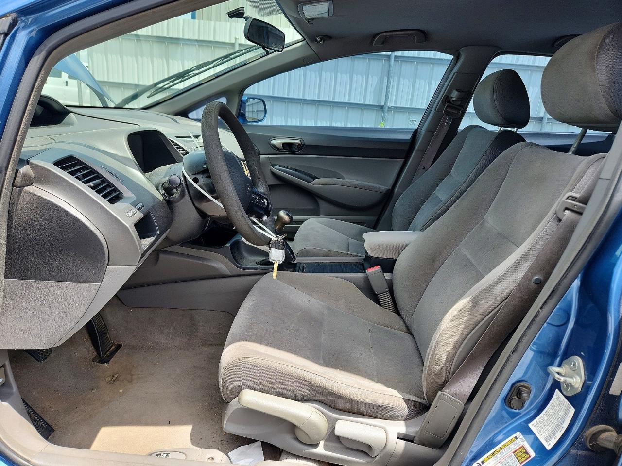 2007 Honda Civic Lx Blue vin: 1HGFA155X7L120044