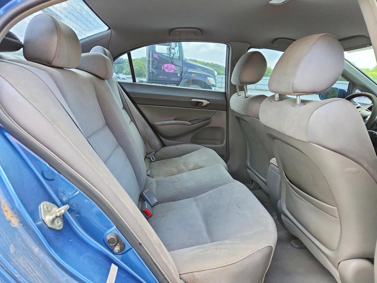 2007 Honda Civic Lx Blue vin: 1HGFA155X7L120044