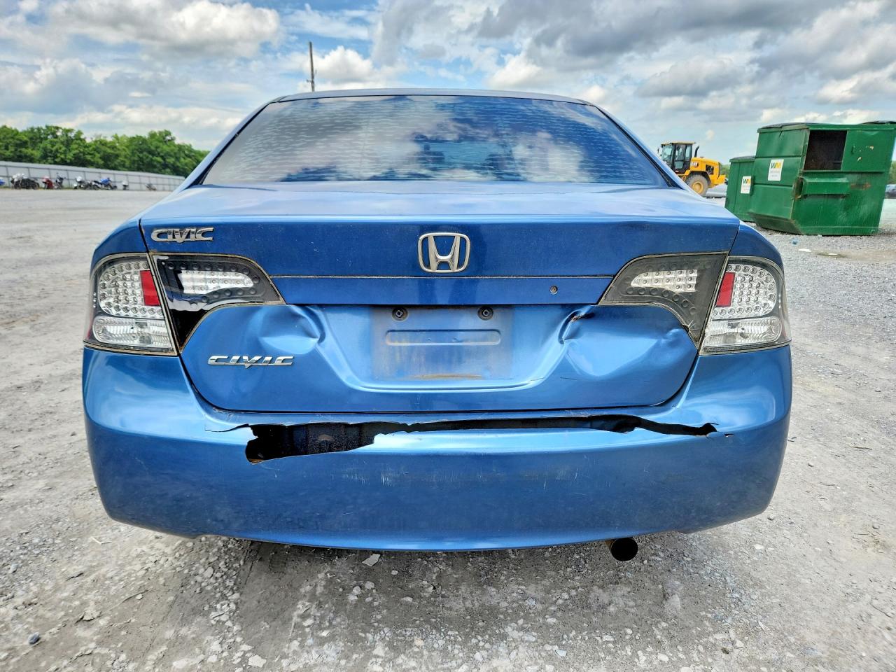 2007 Honda Civic Lx Blue vin: 1HGFA155X7L120044