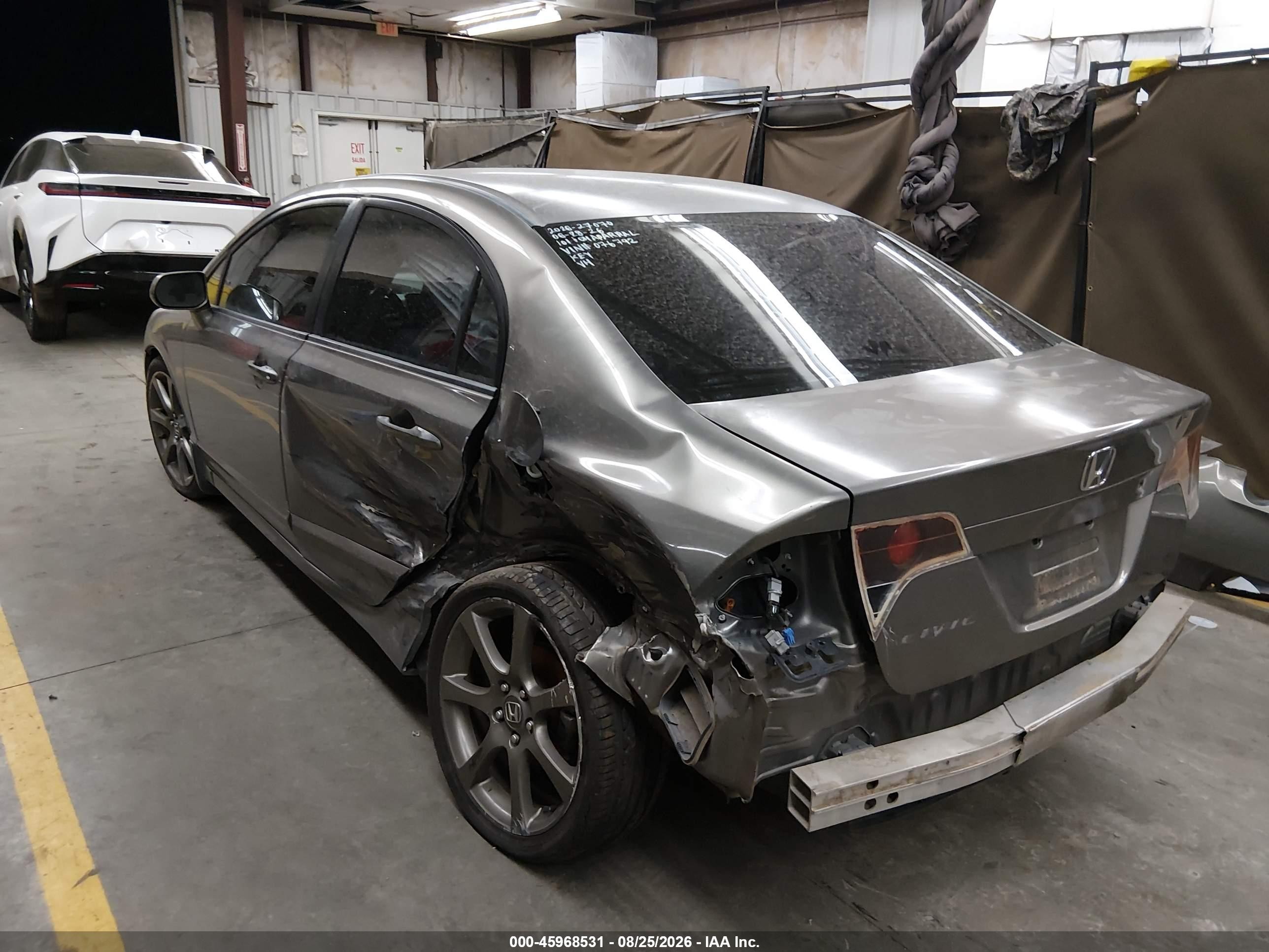 2007 Honda Civic Ex Gray vin: 1HGFA15807L076792