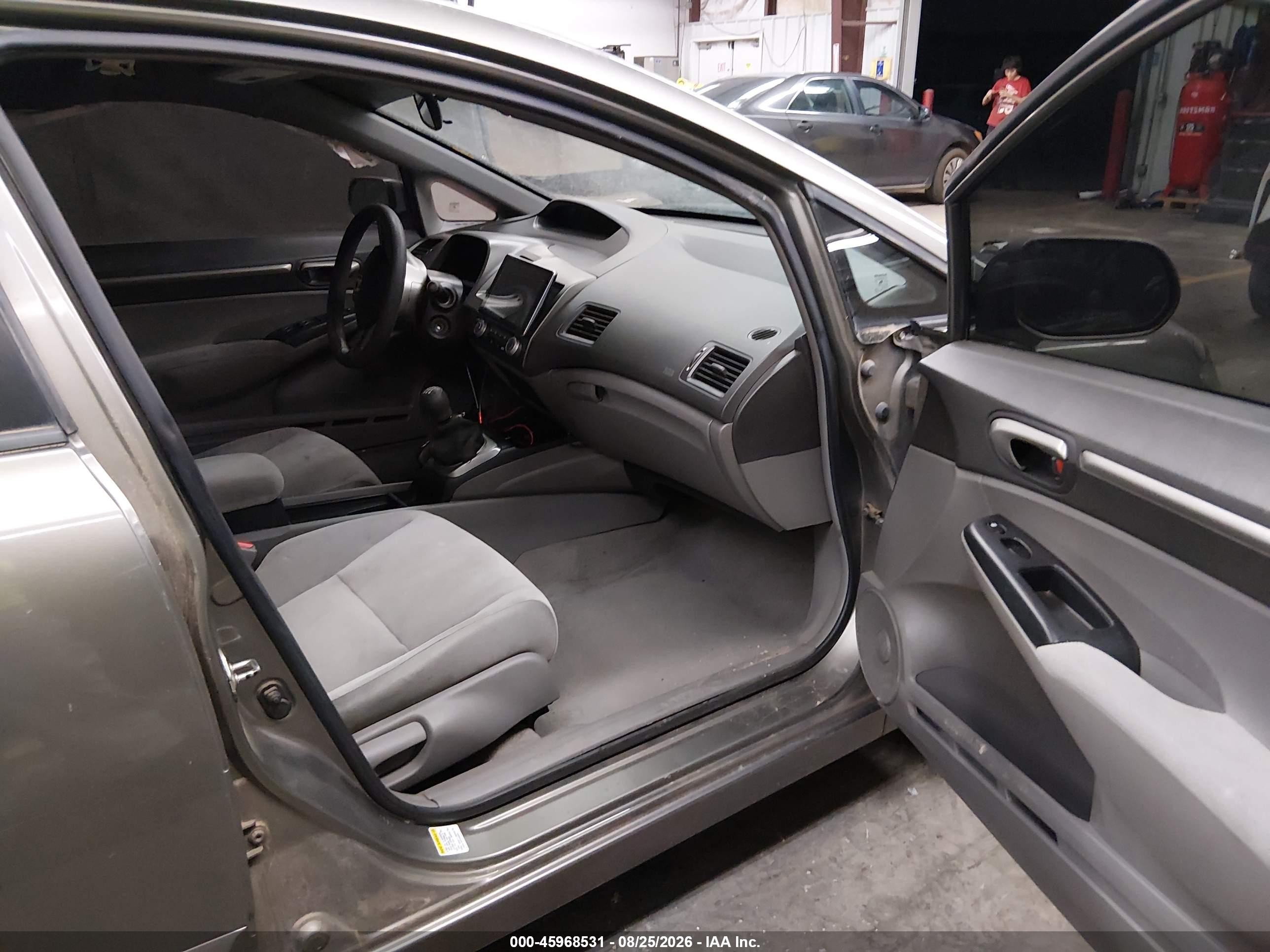 2007 Honda Civic Ex Gray vin: 1HGFA15807L076792