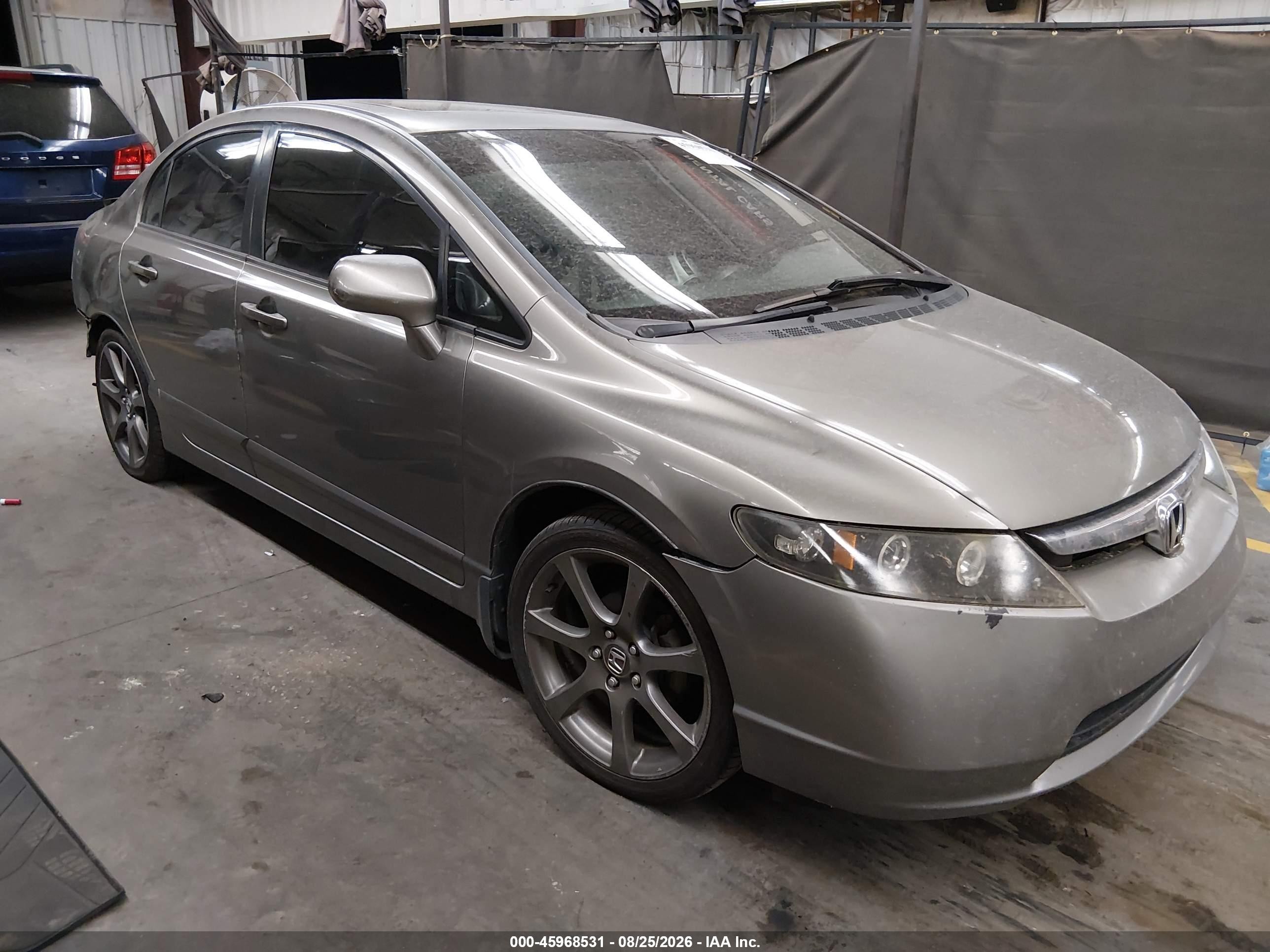 2007 Honda Civic Ex Gray vin: 1HGFA15807L076792