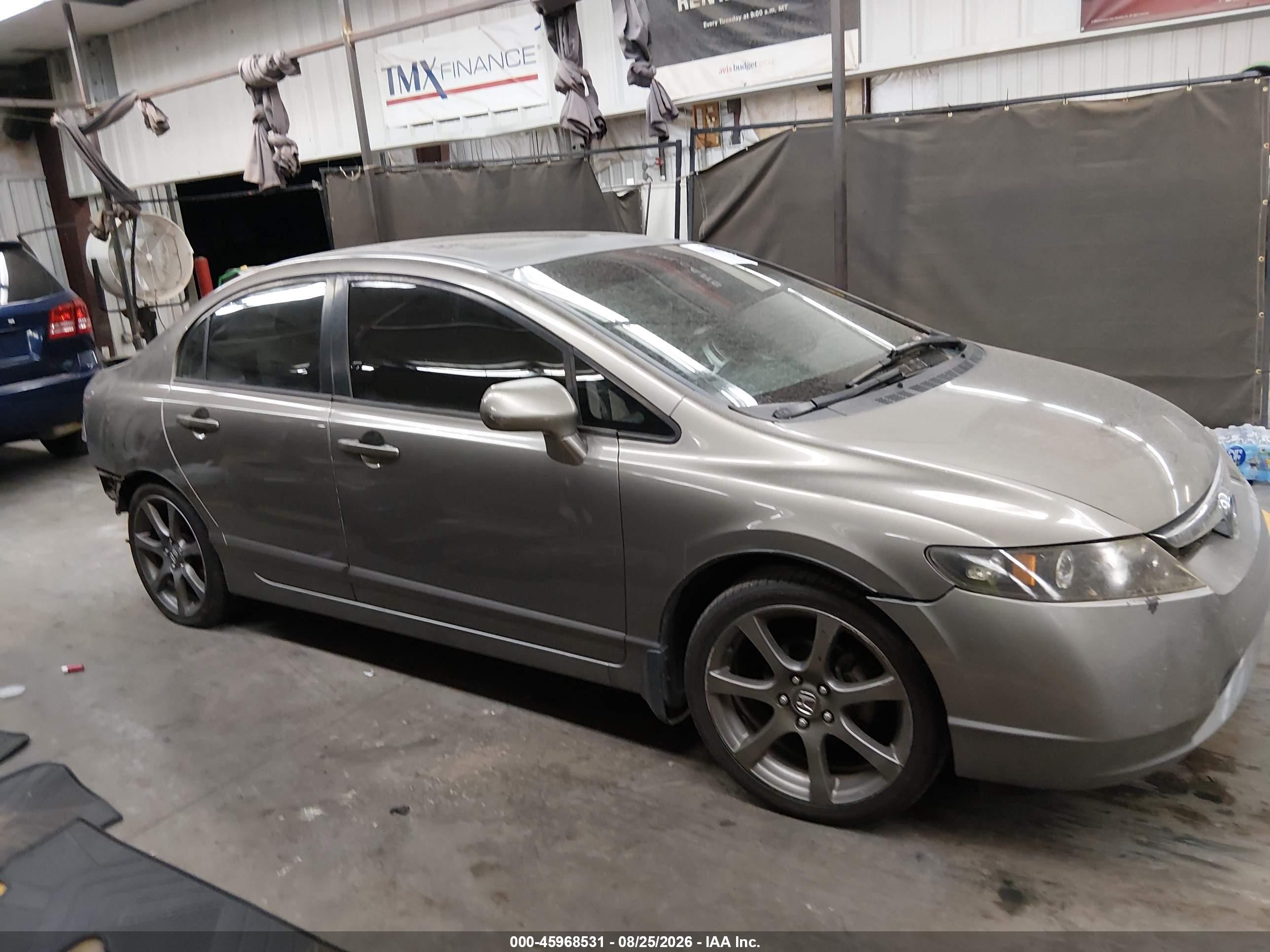 2007 Honda Civic Ex Gray vin: 1HGFA15807L076792