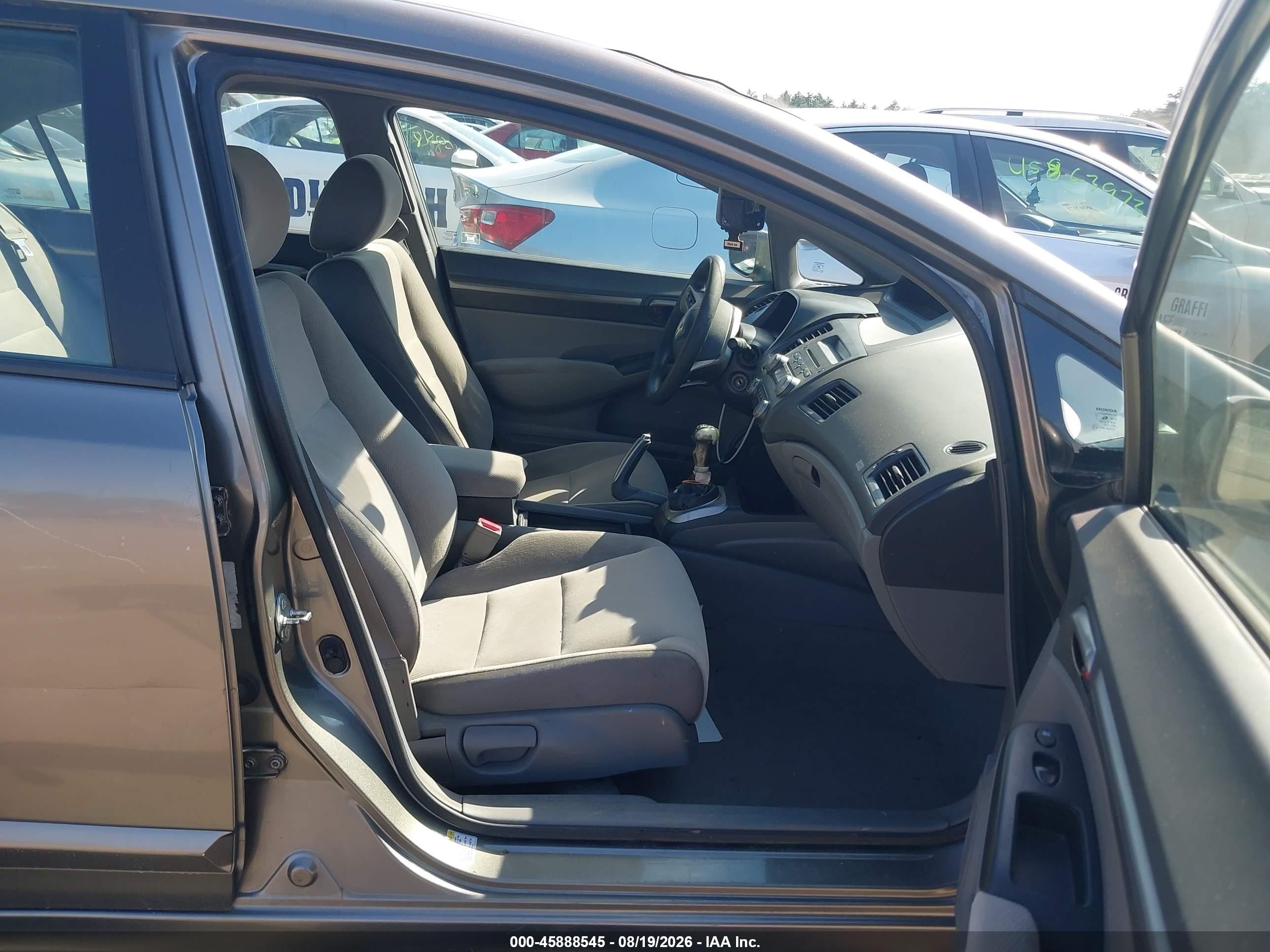 2007 Honda Civic Ex Gray vin: 1HGFA15817L074162