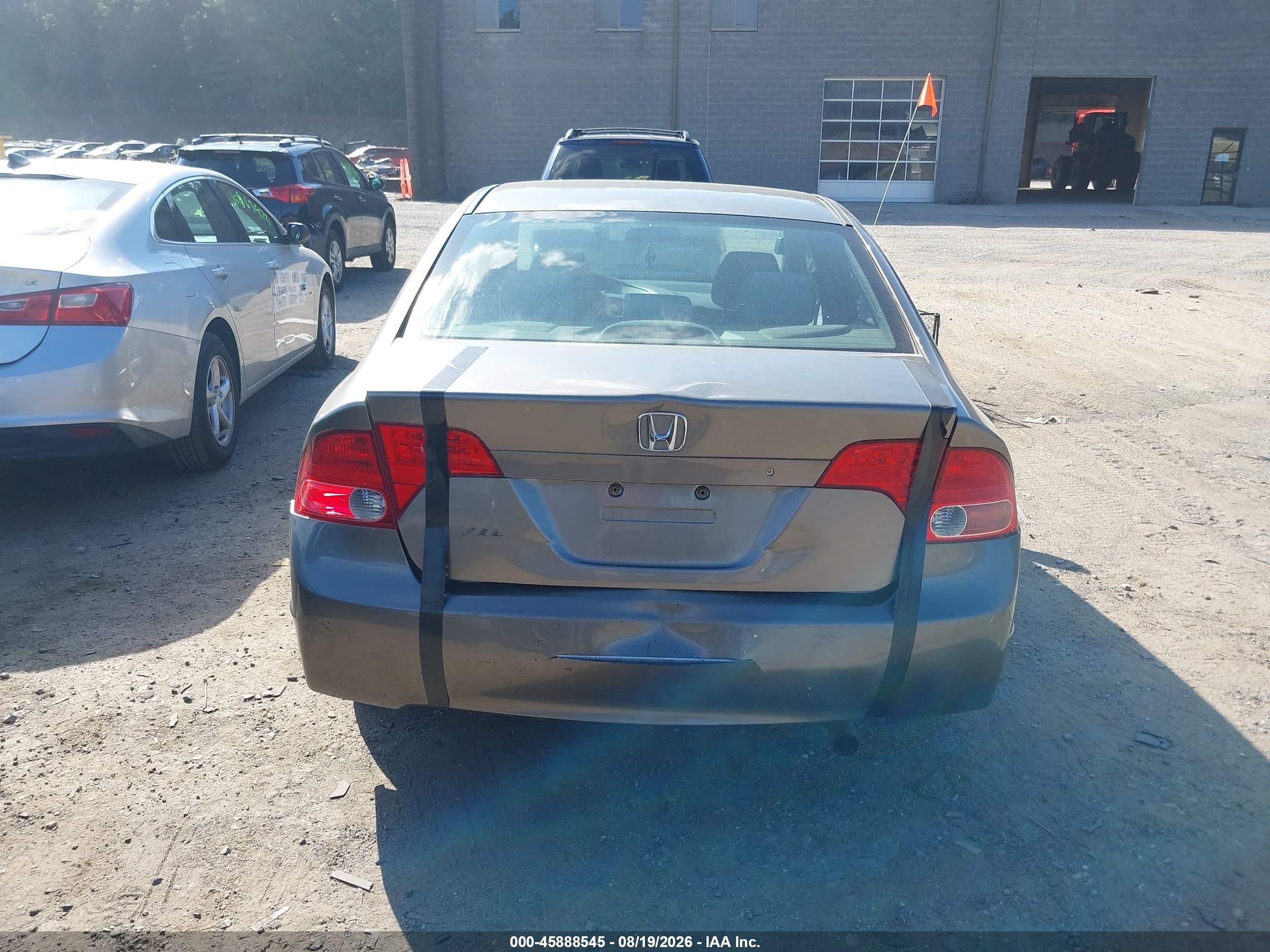 2007 Honda Civic Ex Gray vin: 1HGFA15817L074162