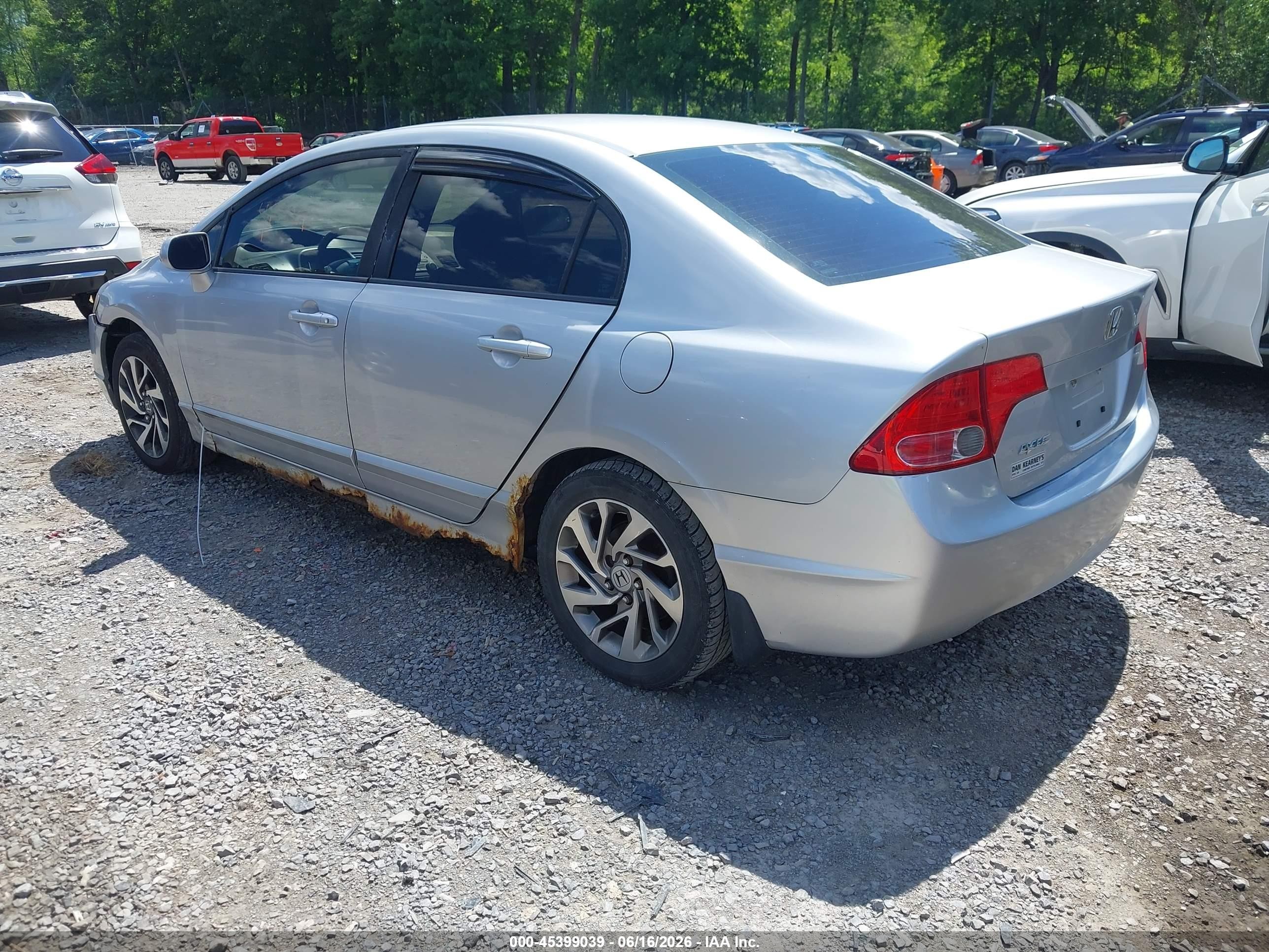 2008 Honda Civic Ex Silver vin: 1HGFA15818L099371