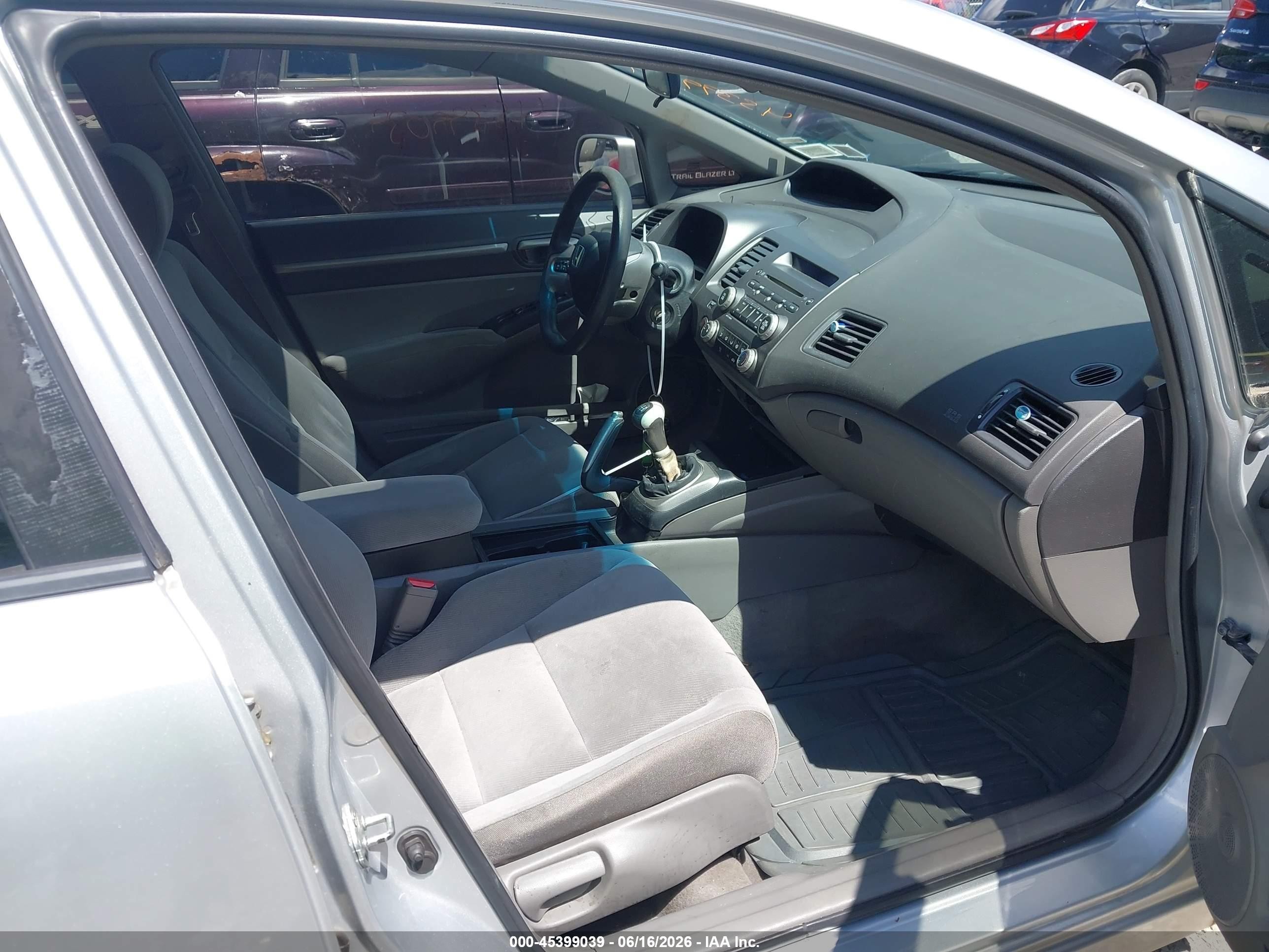 2008 Honda Civic Ex Silver vin: 1HGFA15818L099371