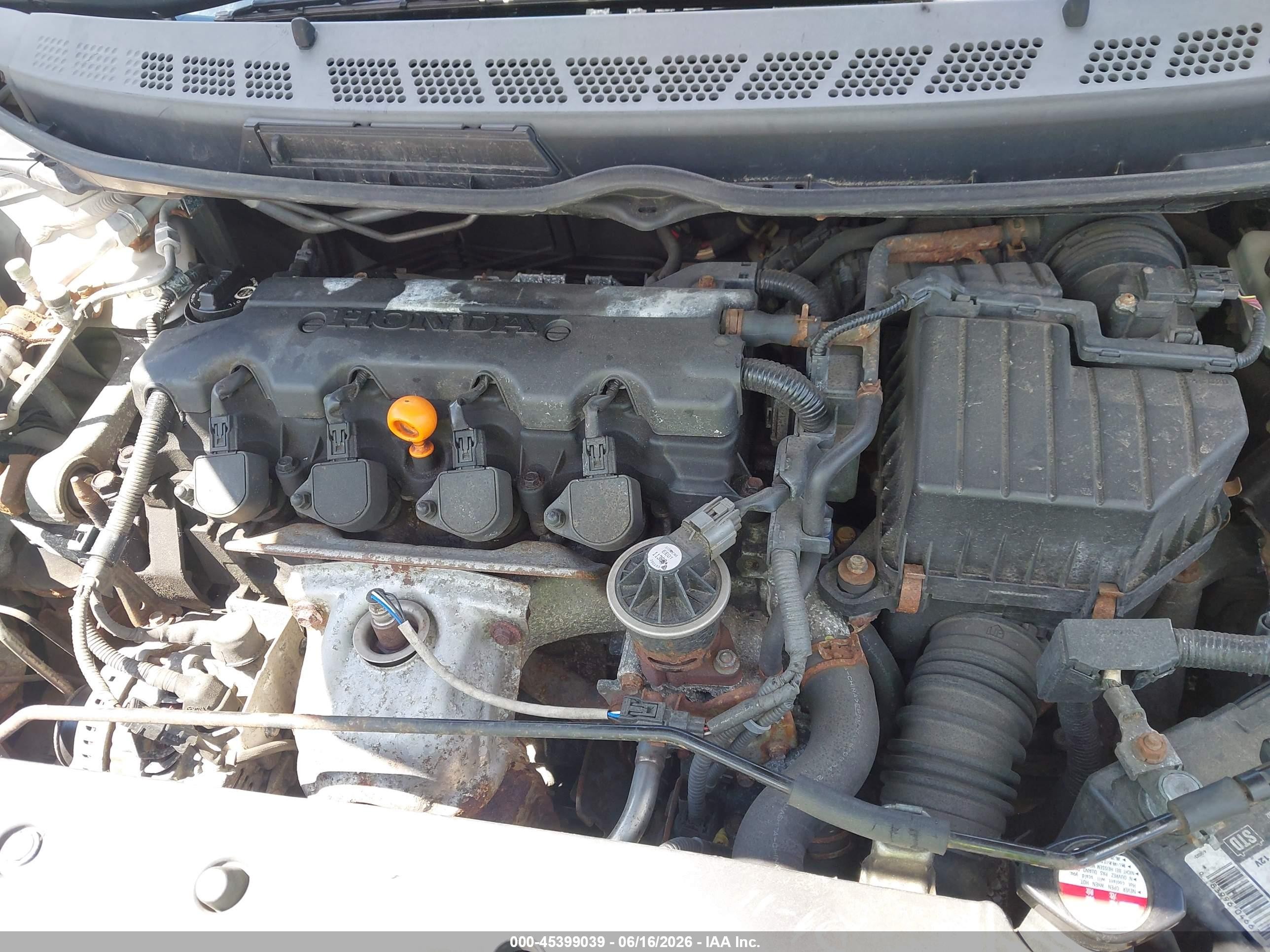 2008 Honda Civic Ex Silver vin: 1HGFA15818L099371