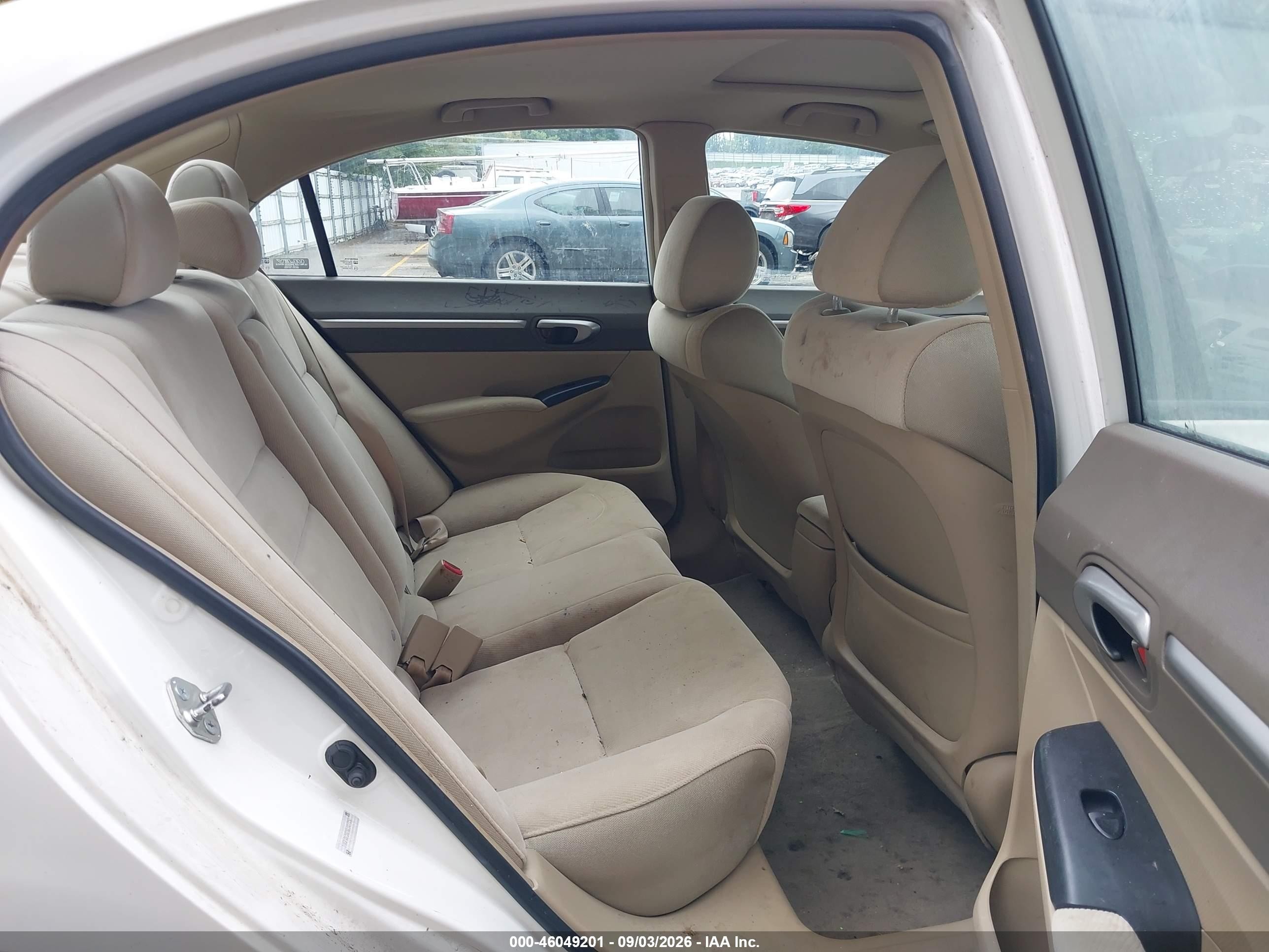 2006 Honda Civic Ex White vin: 1HGFA15826L007357