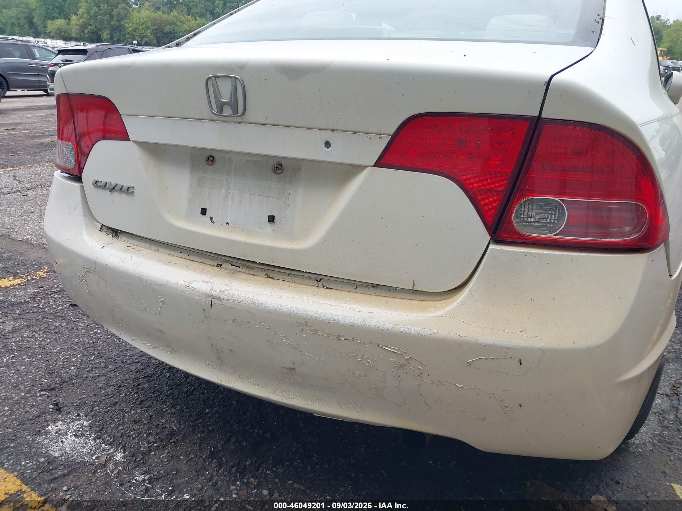2006 Honda Civic Ex White vin: 1HGFA15826L007357