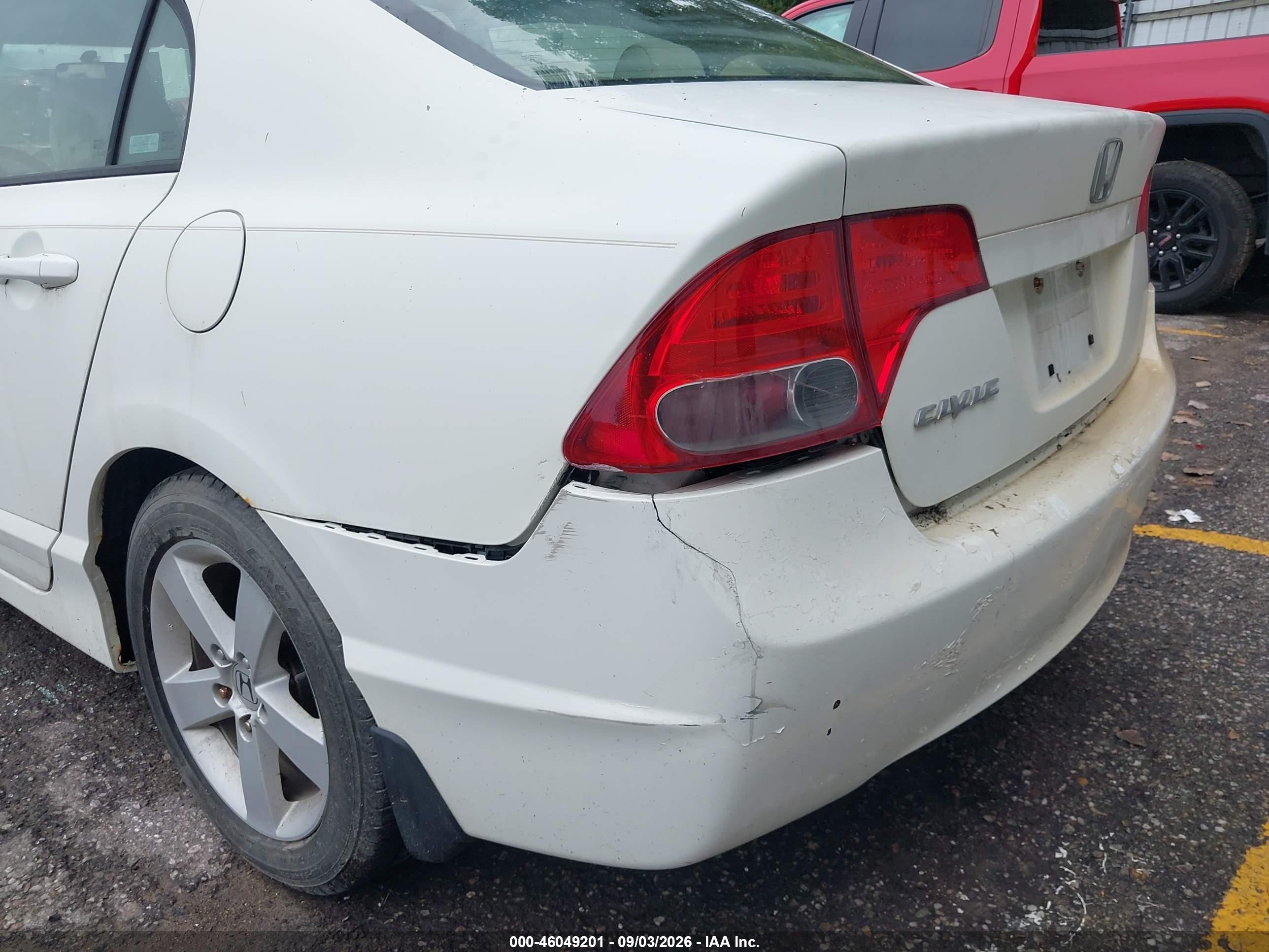 2006 Honda Civic Ex White vin: 1HGFA15826L007357