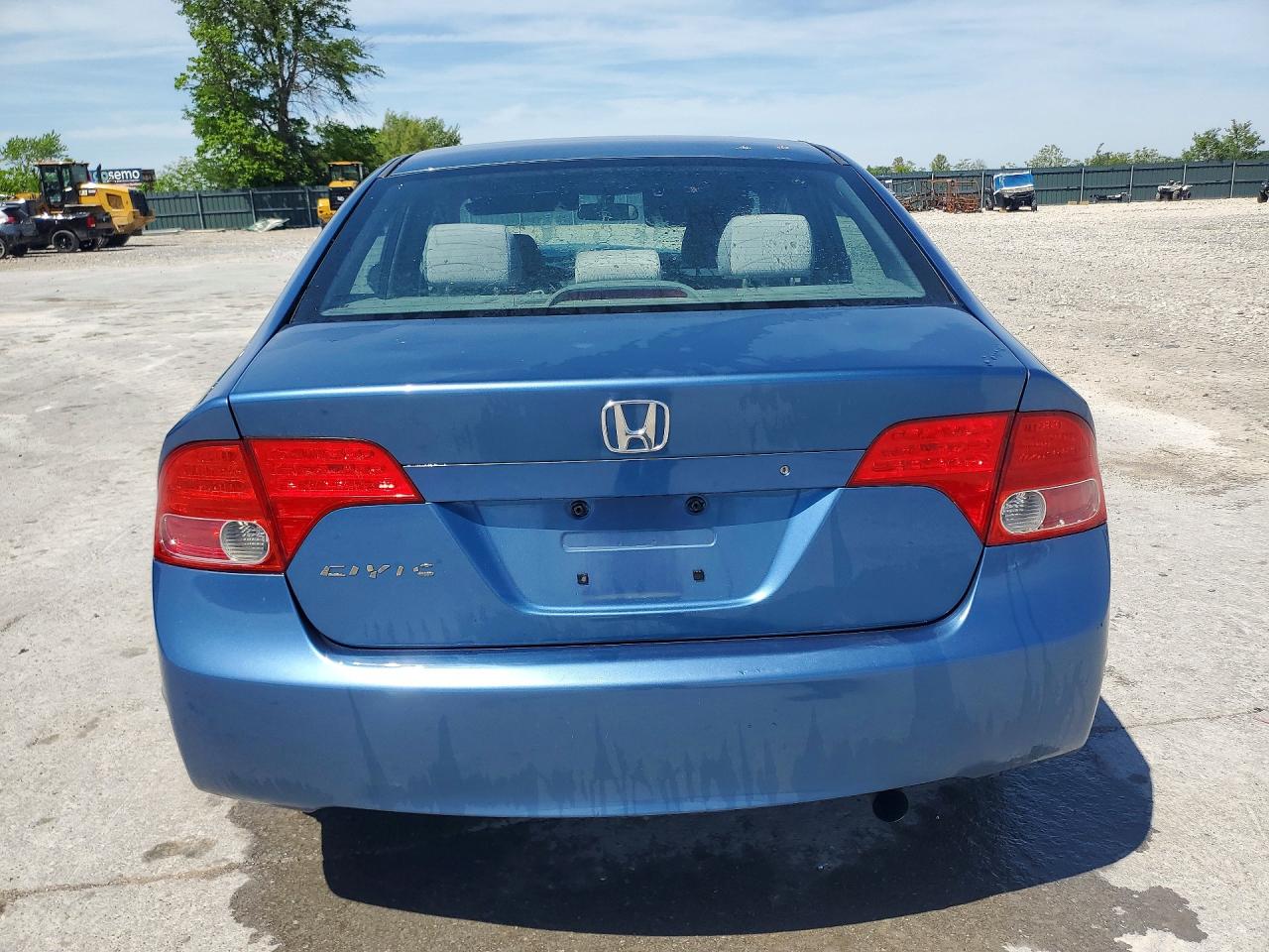 2006 Honda Civic Ex Blue vin: 1HGFA15826L047471