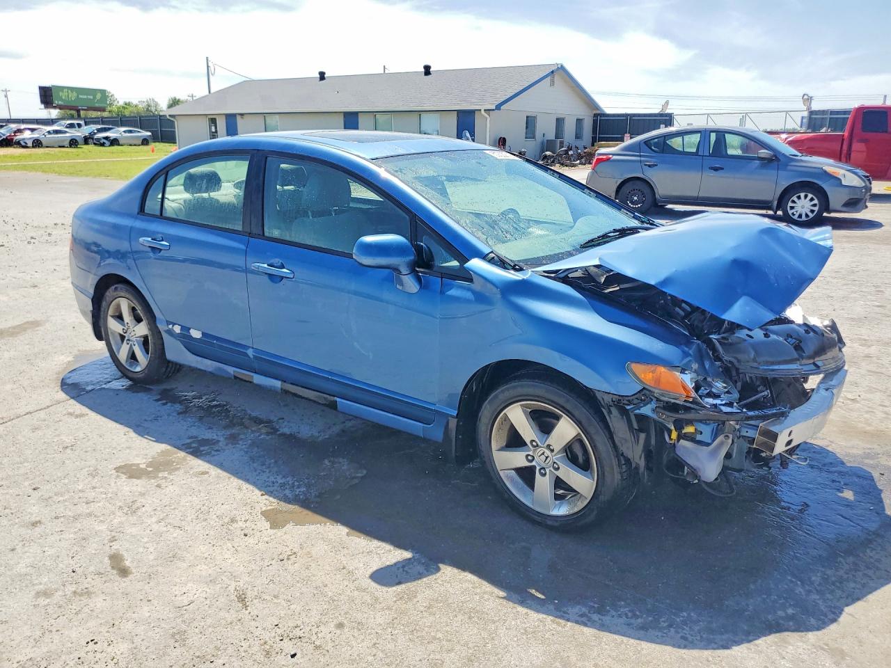 2006 Honda Civic Ex Blue vin: 1HGFA15826L047471