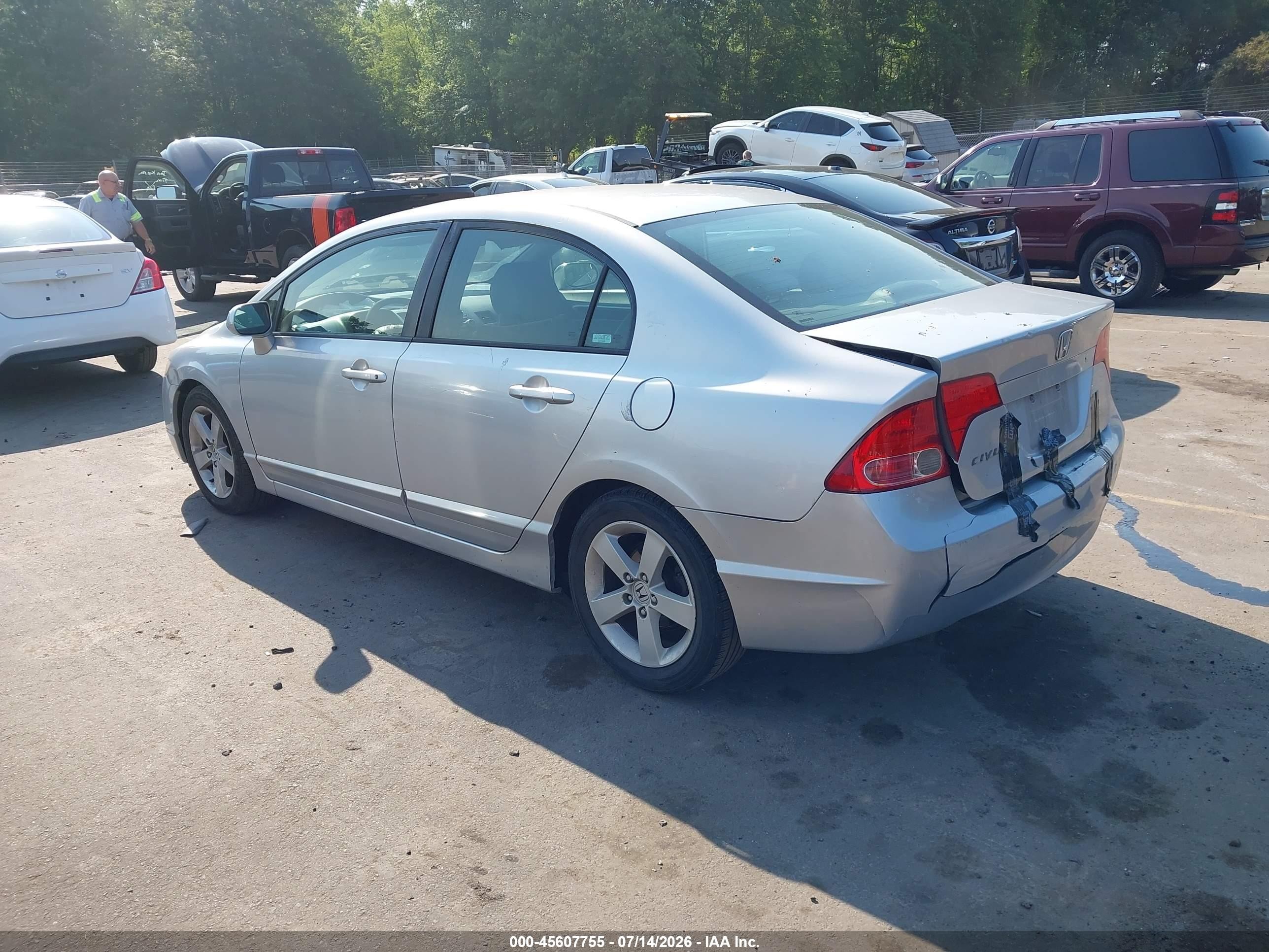 2006 Honda Civic Ex Серебряный vin: 1HGFA15826L149286