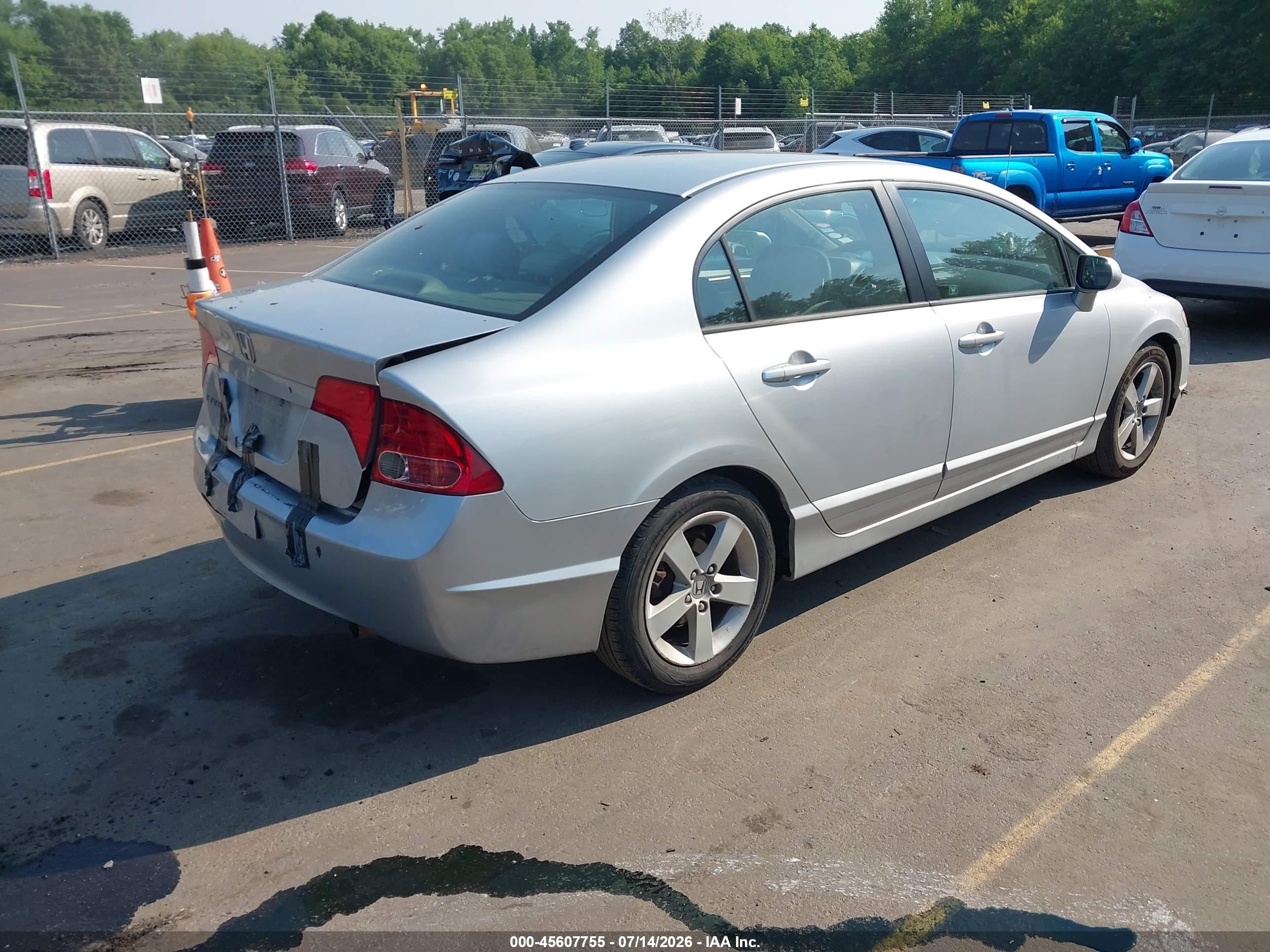 2006 Honda Civic Ex Серебряный vin: 1HGFA15826L149286