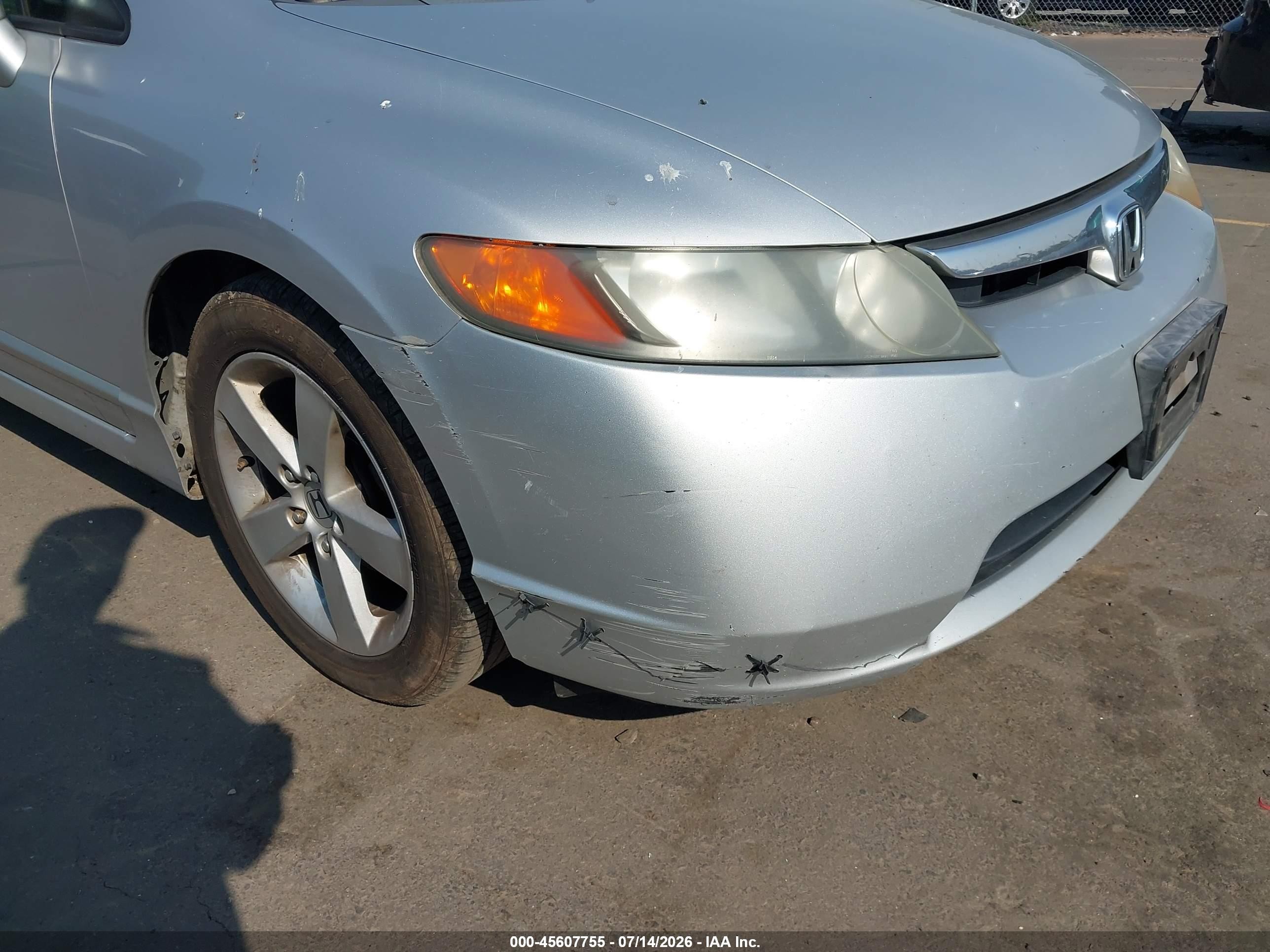 2006 Honda Civic Ex Серебряный vin: 1HGFA15826L149286
