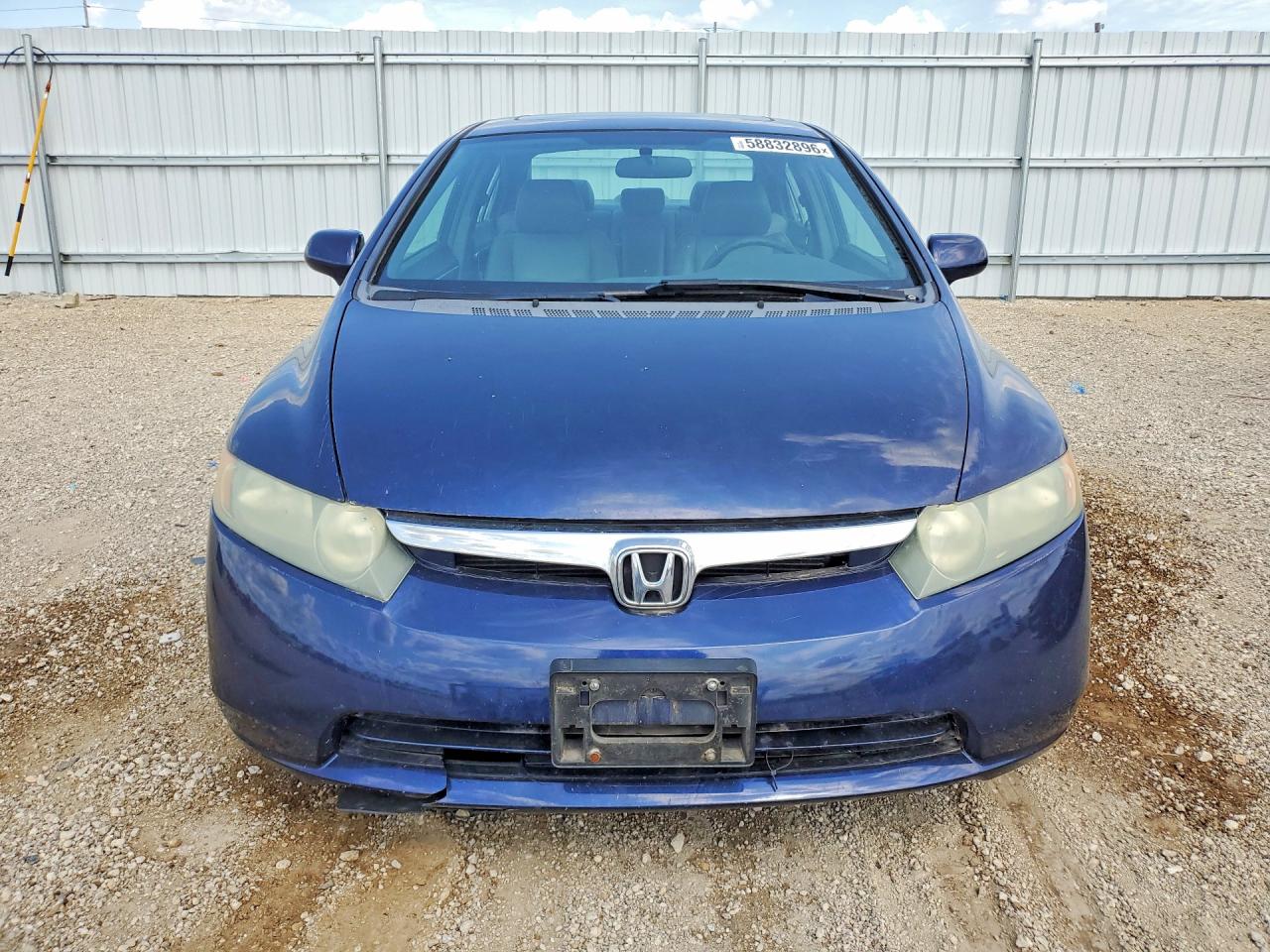 2007 Honda Civic Ex Blue vin: 1HGFA15827L066989