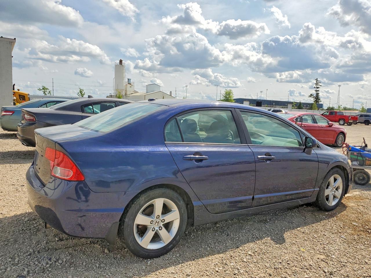 2007 Honda Civic Ex Blue vin: 1HGFA15827L066989