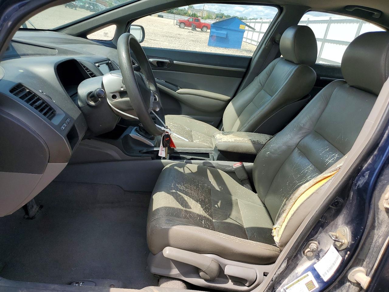 2007 Honda Civic Ex Blue vin: 1HGFA15827L066989