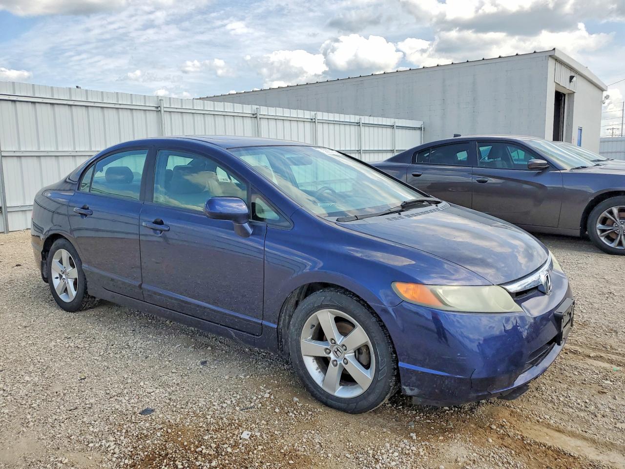 2007 Honda Civic Ex Blue vin: 1HGFA15827L066989