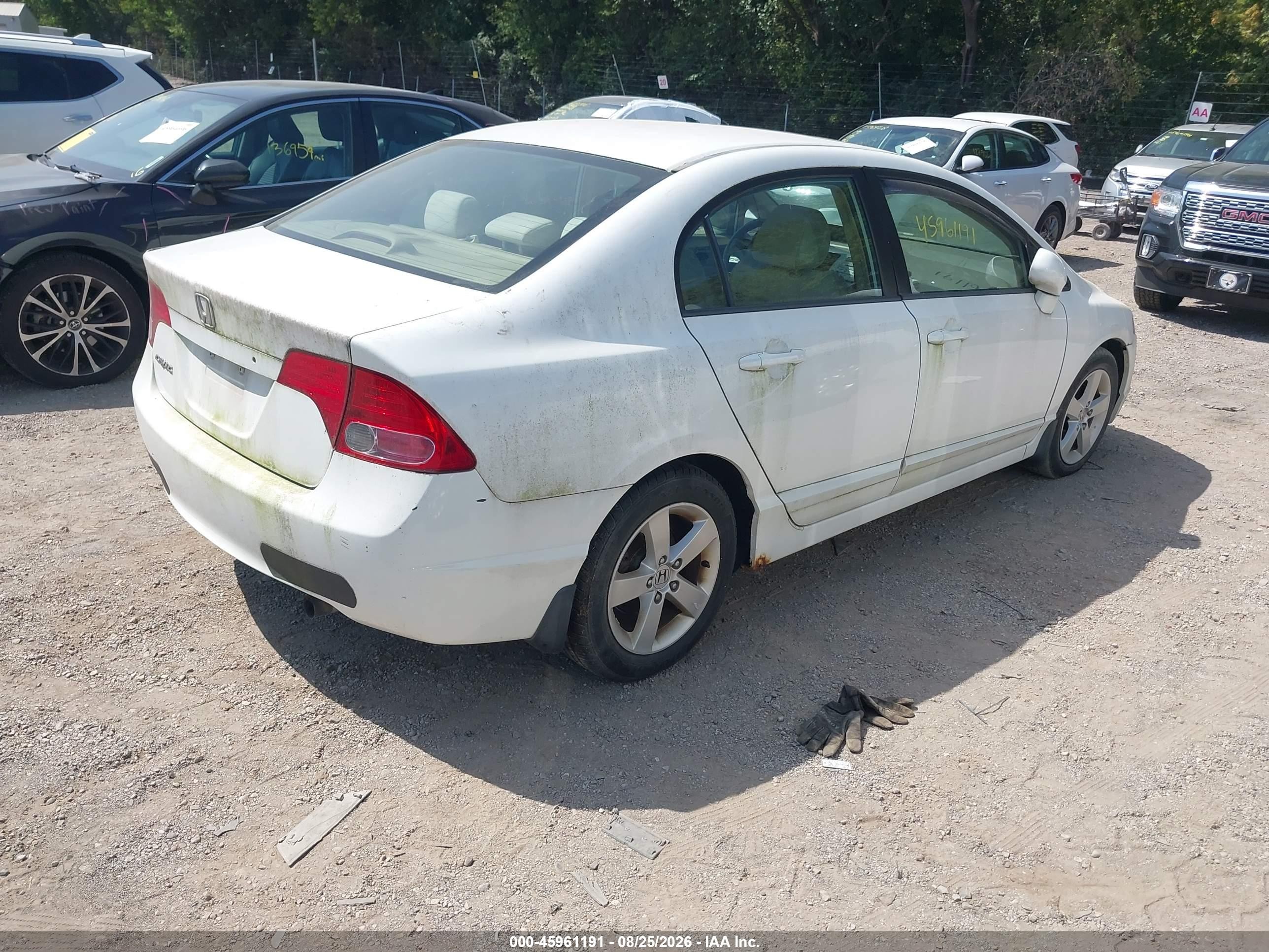 2007 Honda Civic Ex White vin: 1HGFA15827L139665