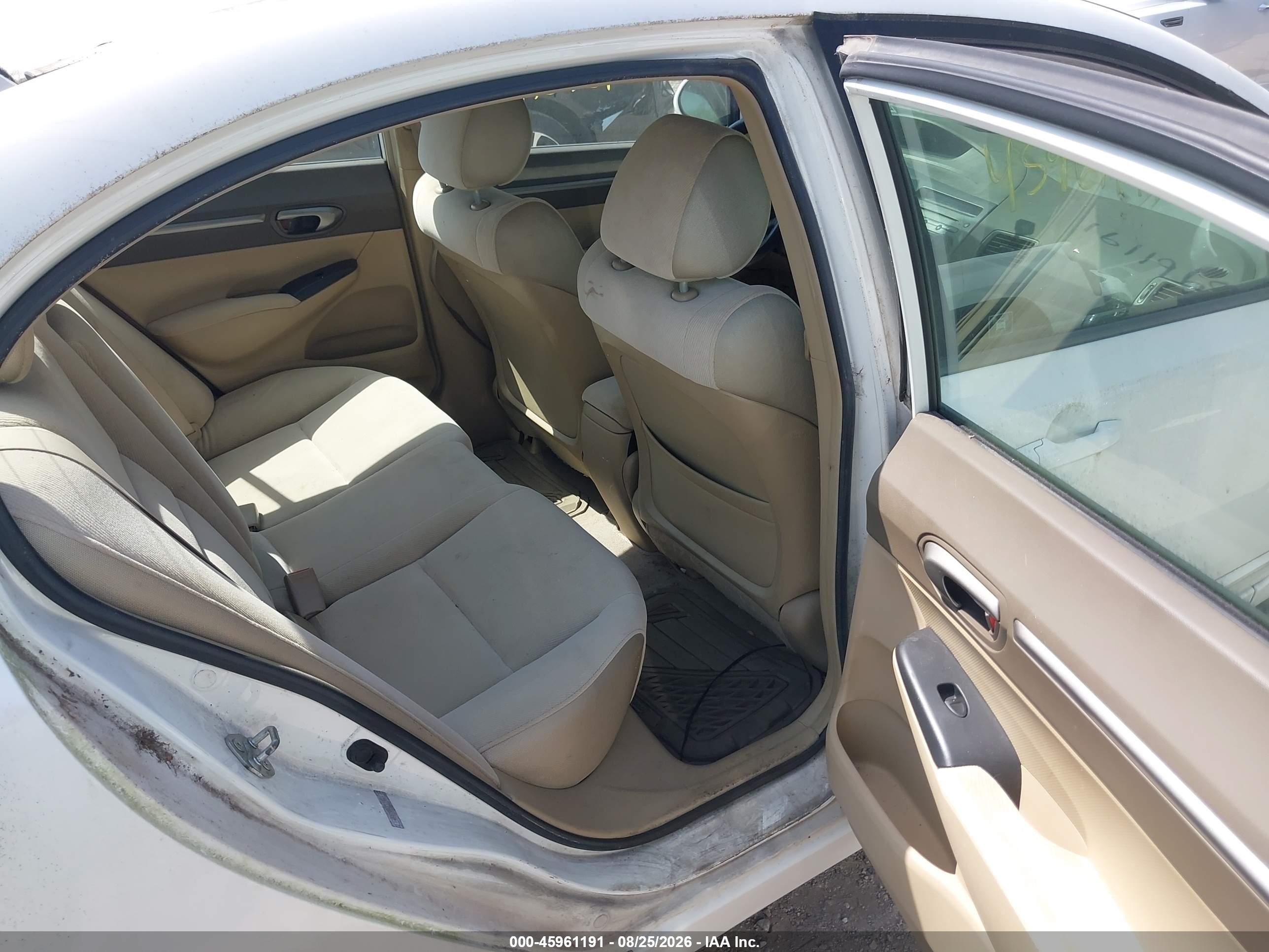 2007 Honda Civic Ex White vin: 1HGFA15827L139665