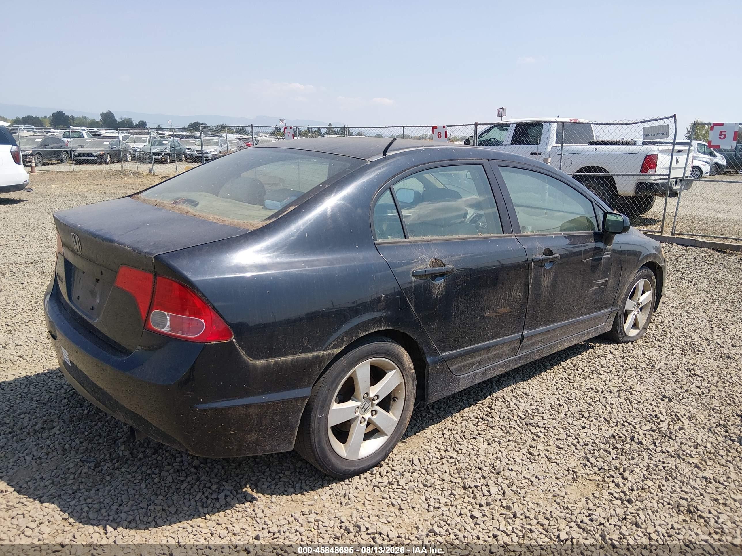 2006 Honda Civic Ex Black vin: 1HGFA15836L062884