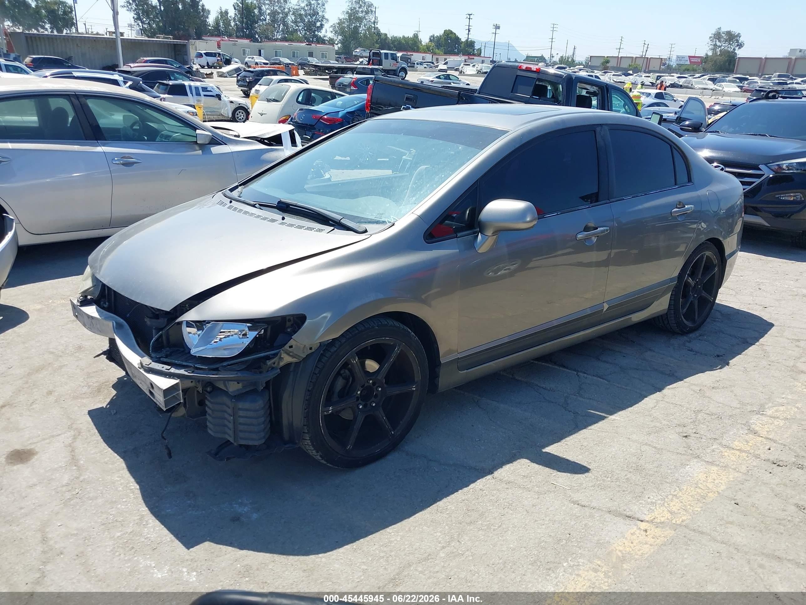 2006 Honda Civic Ex Gray vin: 1HGFA15836L141987