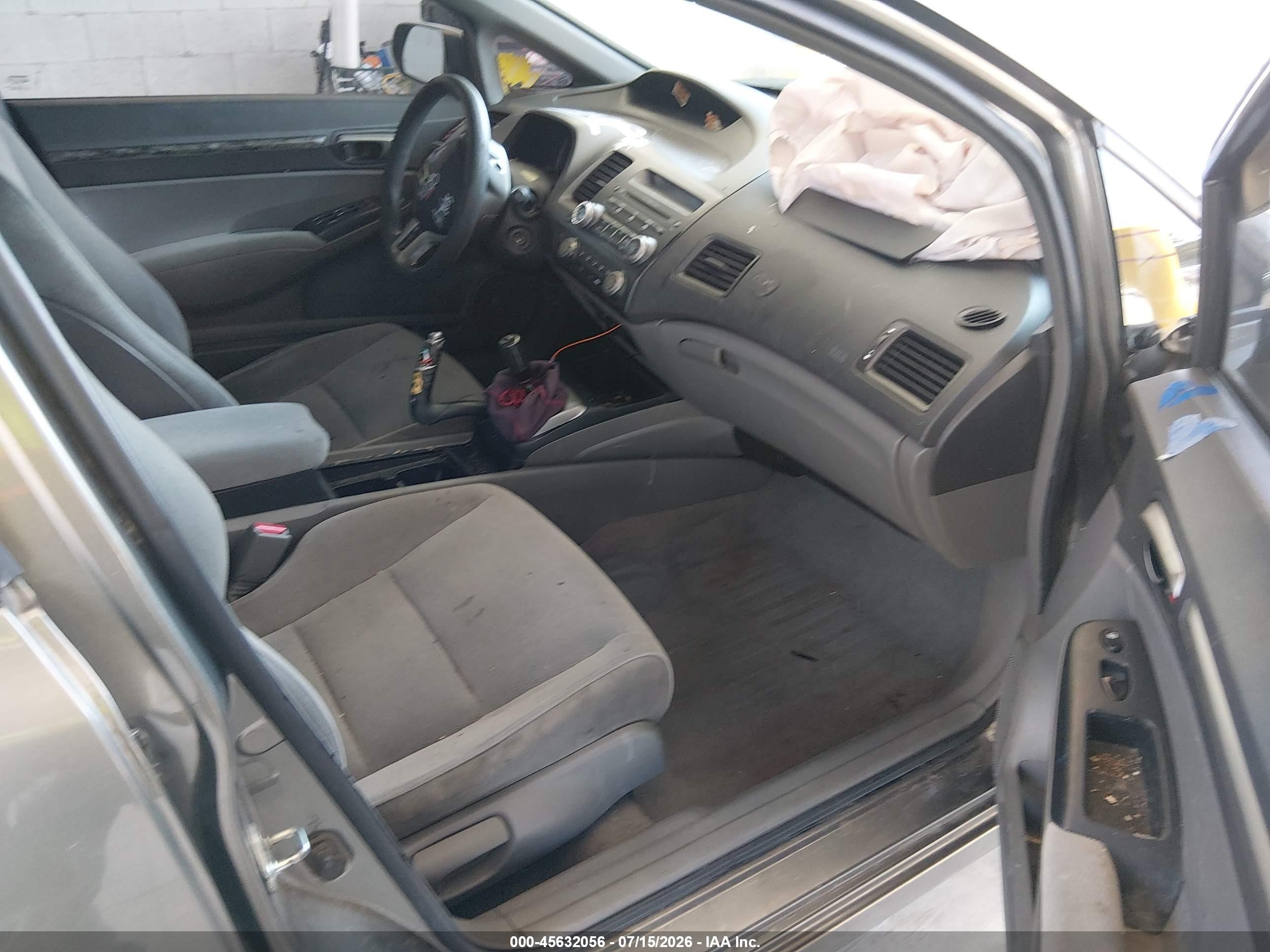 2007 Honda Civic Ex Gray vin: 1HGFA15837L082652
