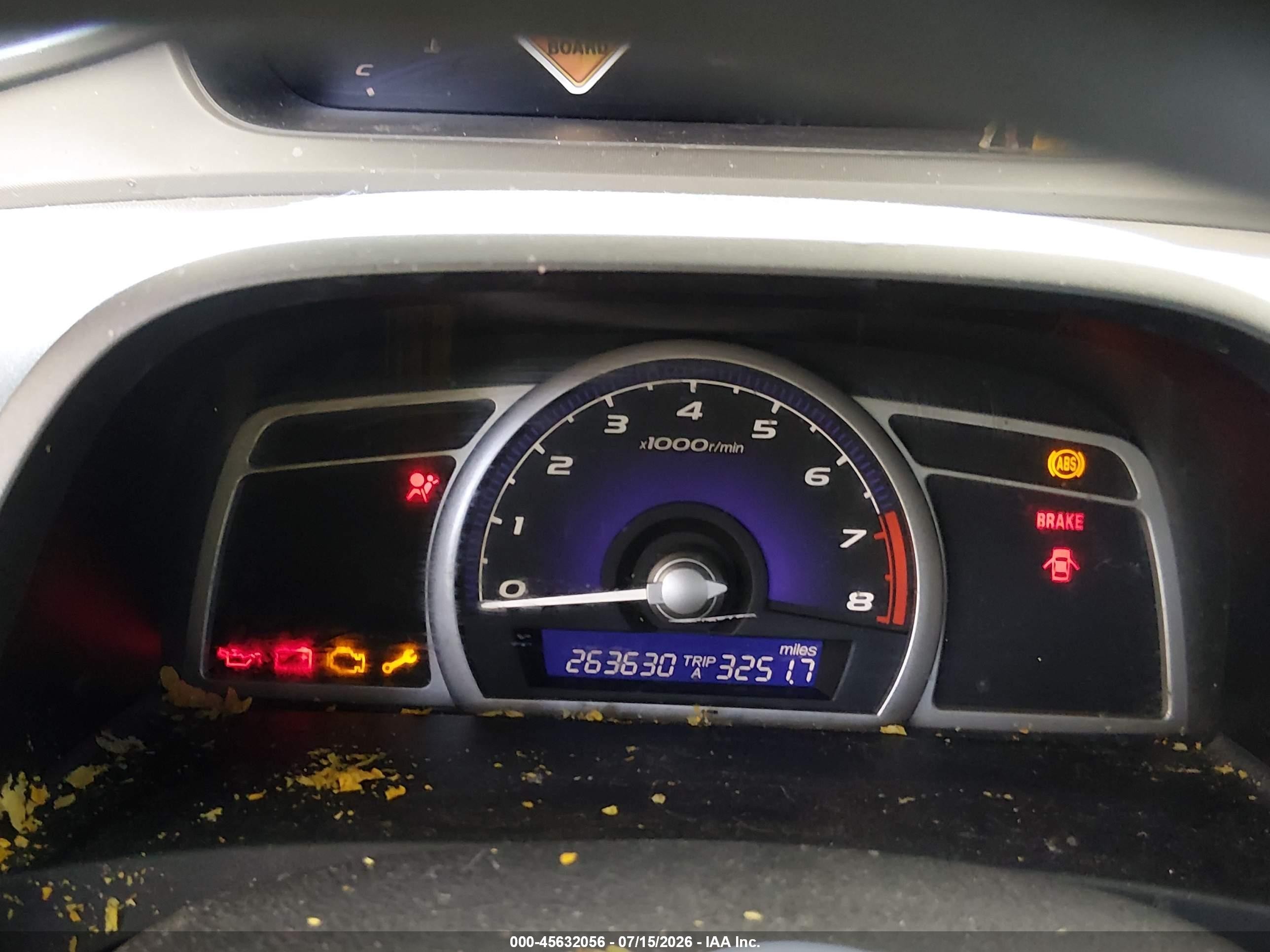 2007 Honda Civic Ex Gray vin: 1HGFA15837L082652