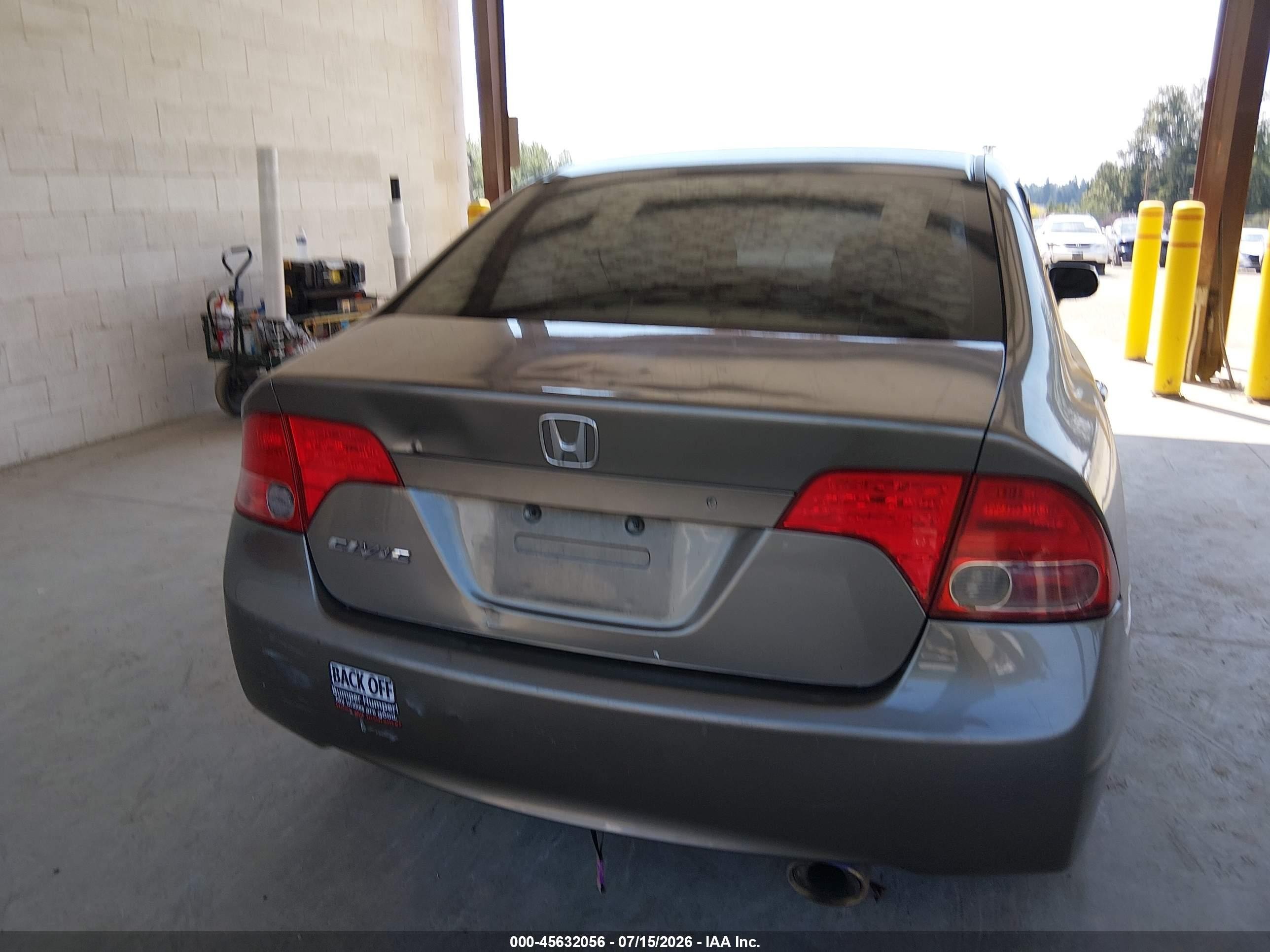 2007 Honda Civic Ex Gray vin: 1HGFA15837L082652