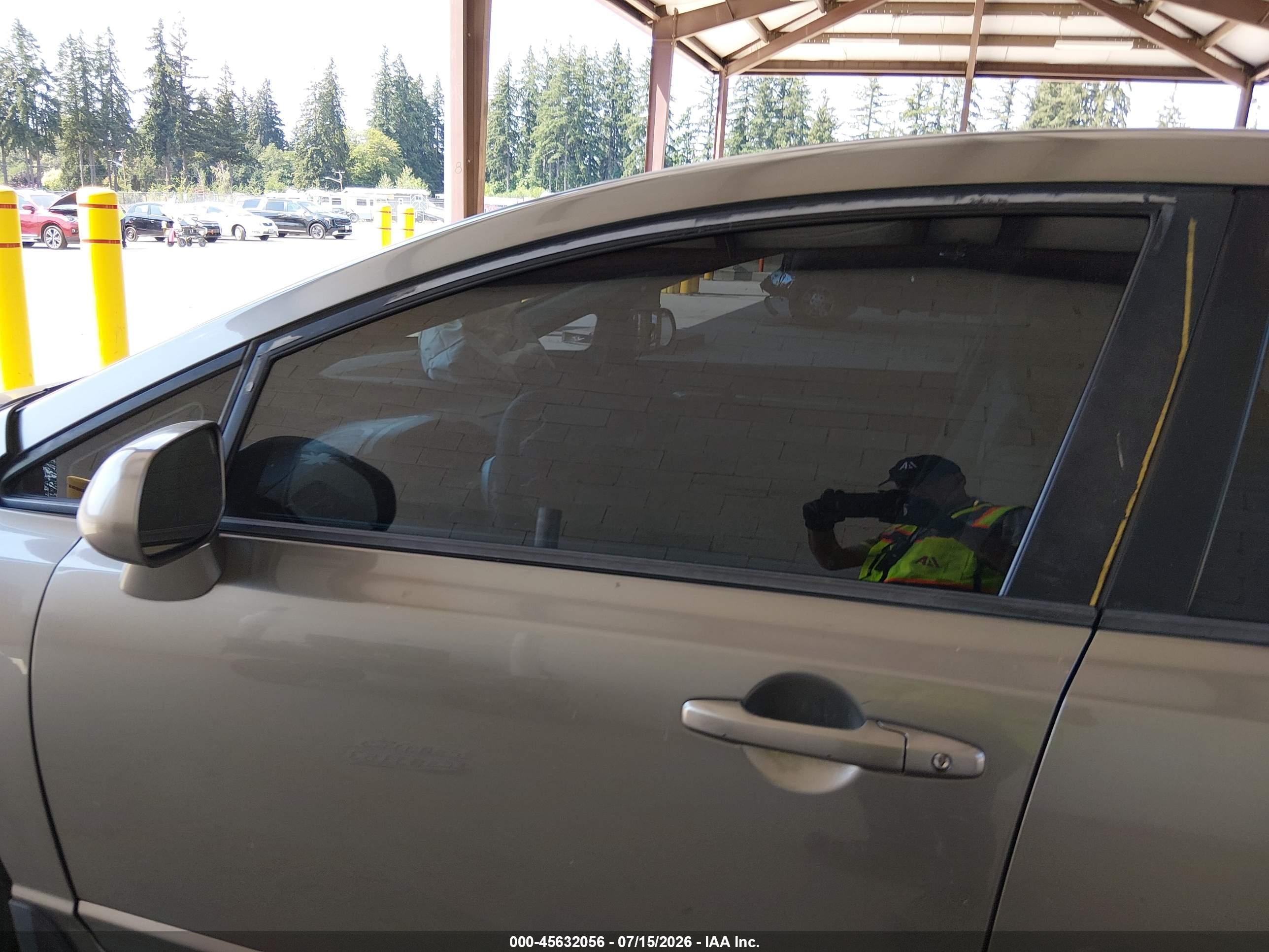 2007 Honda Civic Ex Gray vin: 1HGFA15837L082652