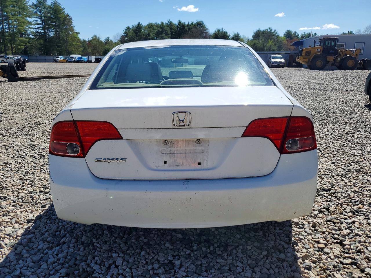 2008 Honda Civic Ex White vin: 1HGFA15838L099341