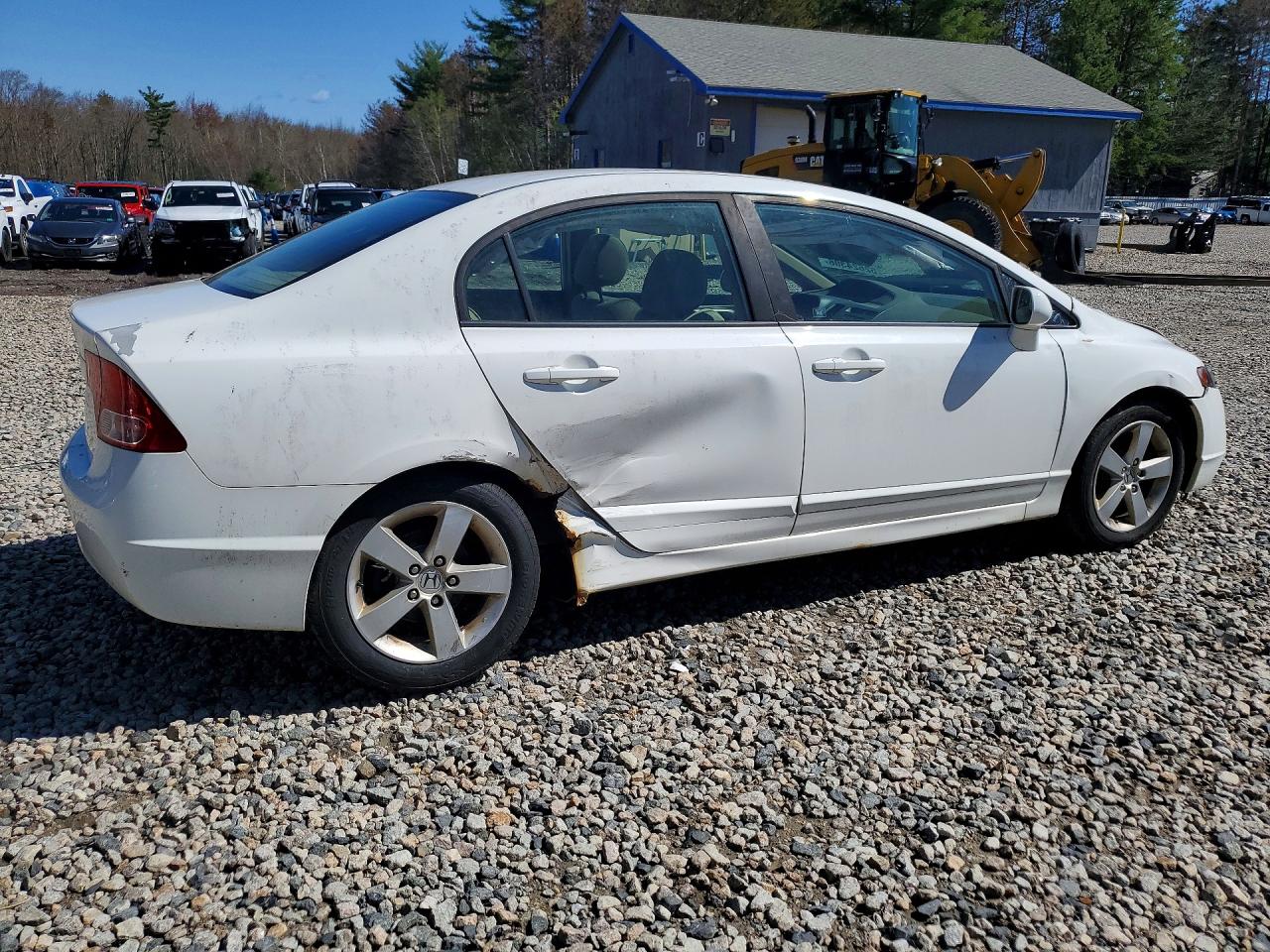 2008 Honda Civic Ex White vin: 1HGFA15838L099341