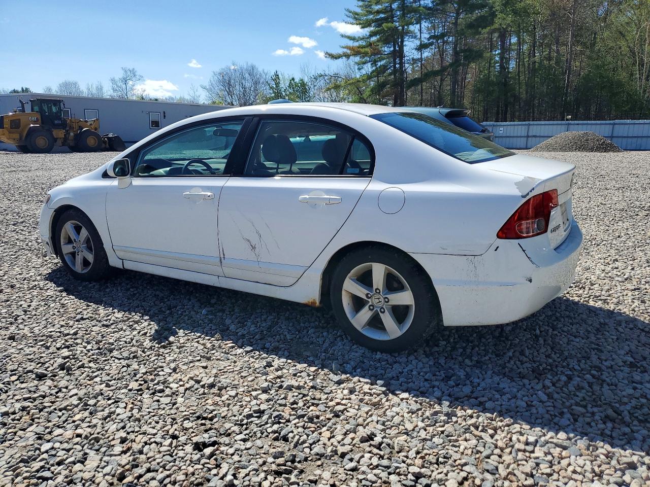 2008 Honda Civic Ex White vin: 1HGFA15838L099341