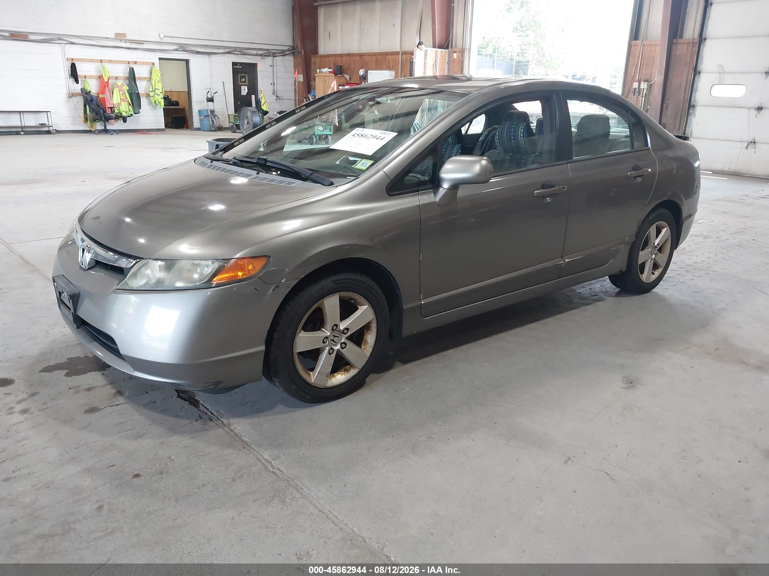 2006 Honda Civic Ex Gray vin: 1HGFA15856L137777