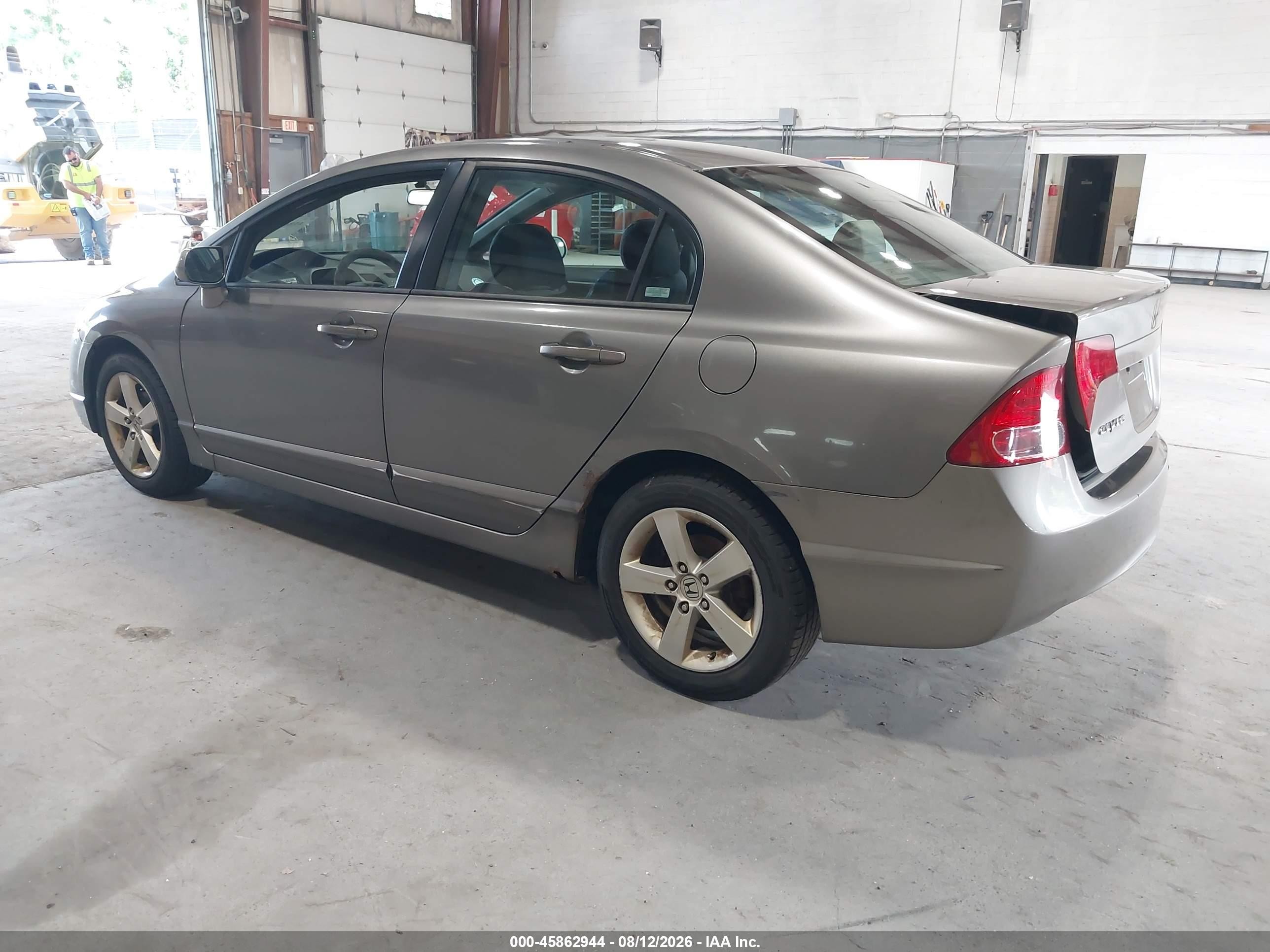 2006 Honda Civic Ex Gray vin: 1HGFA15856L137777