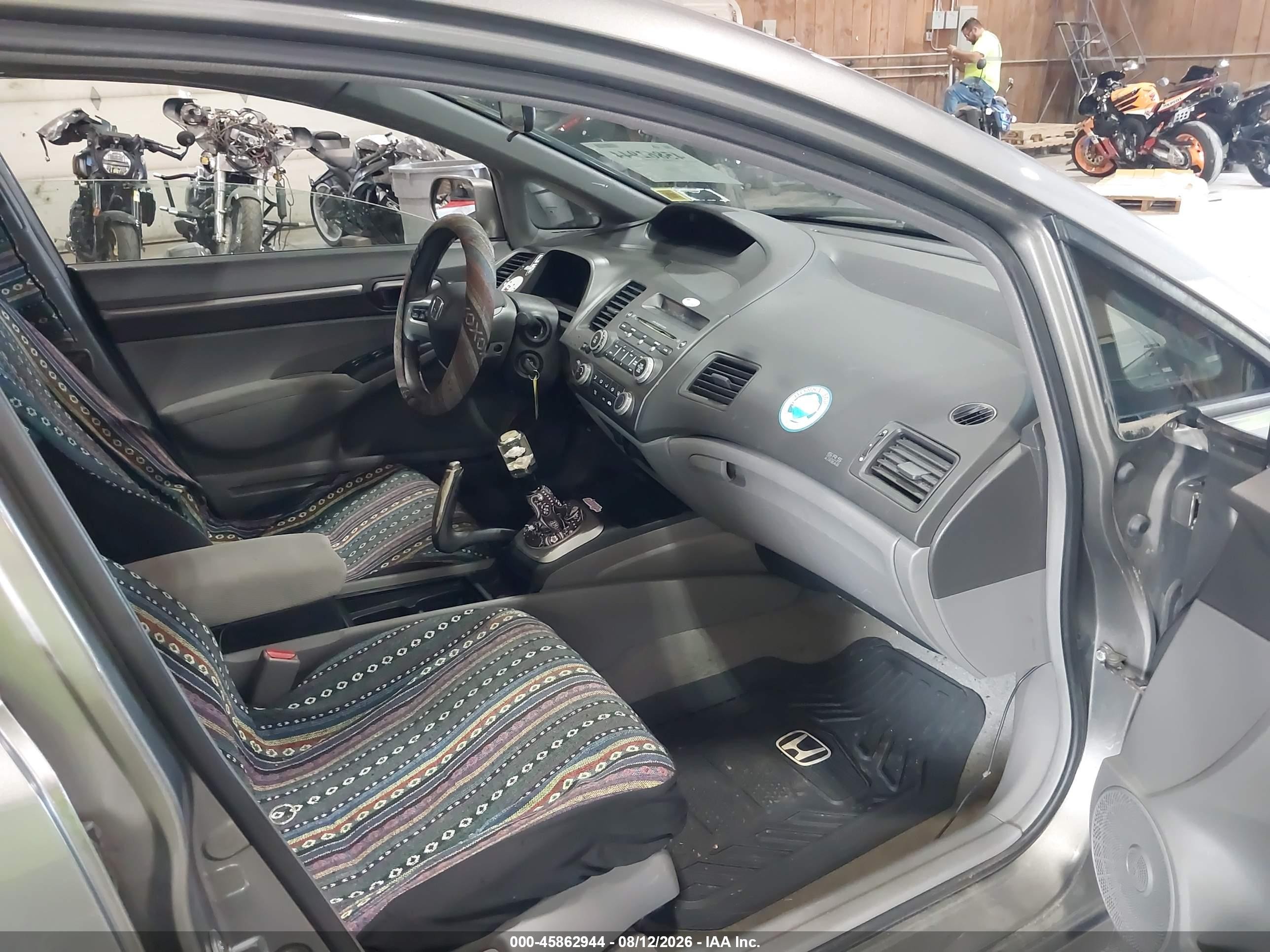 2006 Honda Civic Ex Gray vin: 1HGFA15856L137777