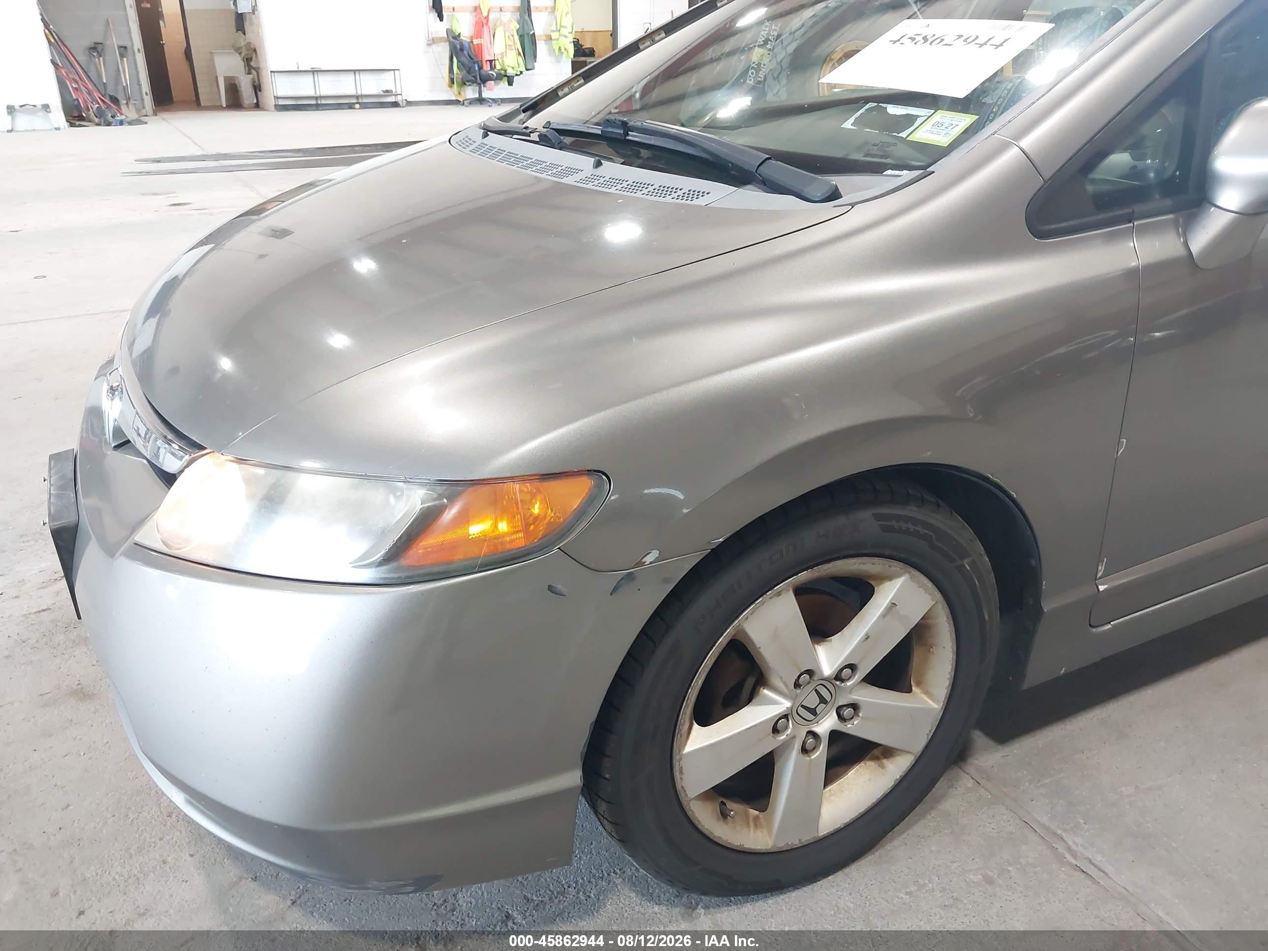2006 Honda Civic Ex Gray vin: 1HGFA15856L137777