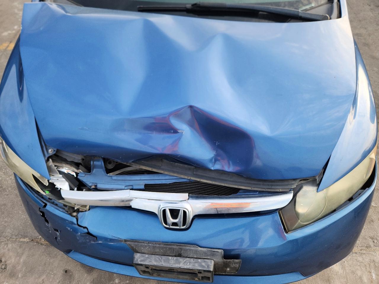2007 Honda Civic Ex Blue vin: 1HGFA15867L106362