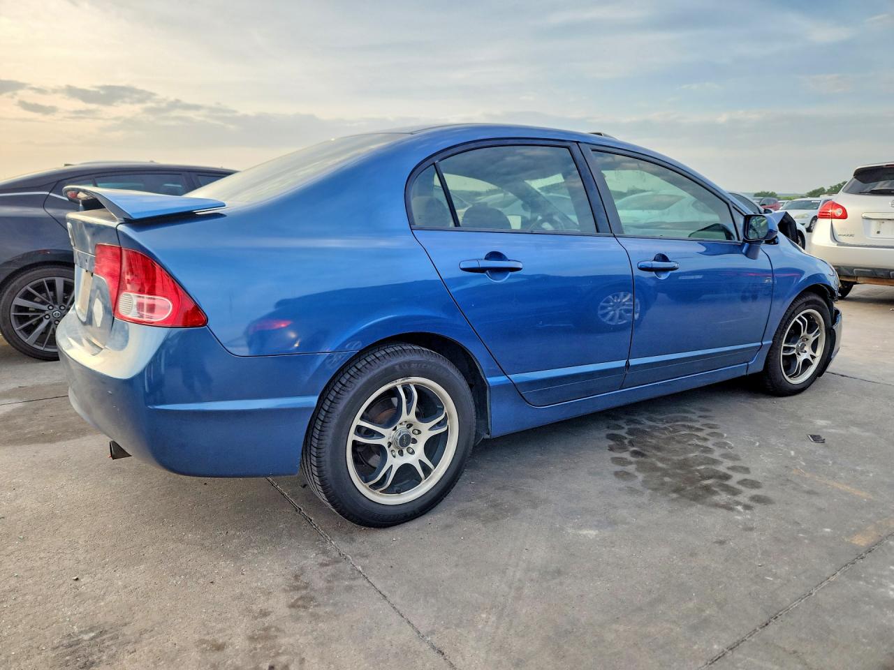 2007 Honda Civic Ex Blue vin: 1HGFA15867L106362