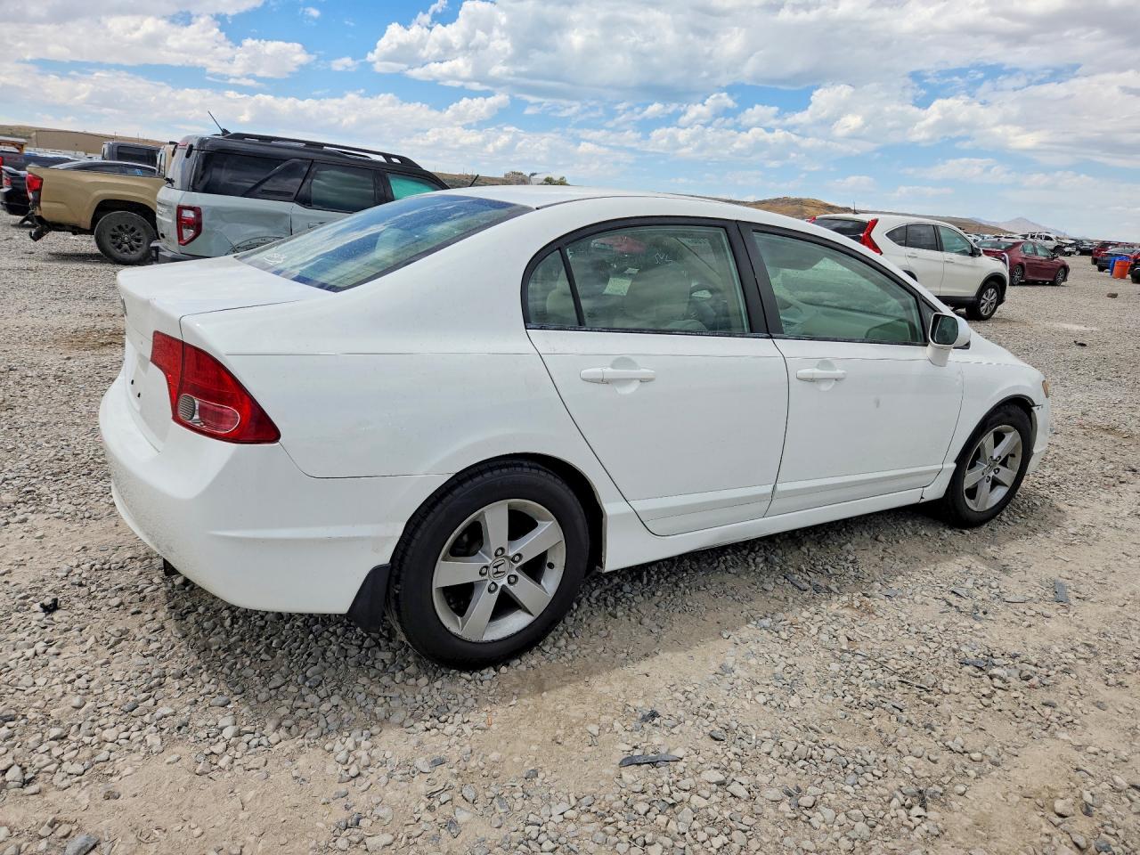 2006 Honda Civic Ex White vin: 1HGFA15876L152507